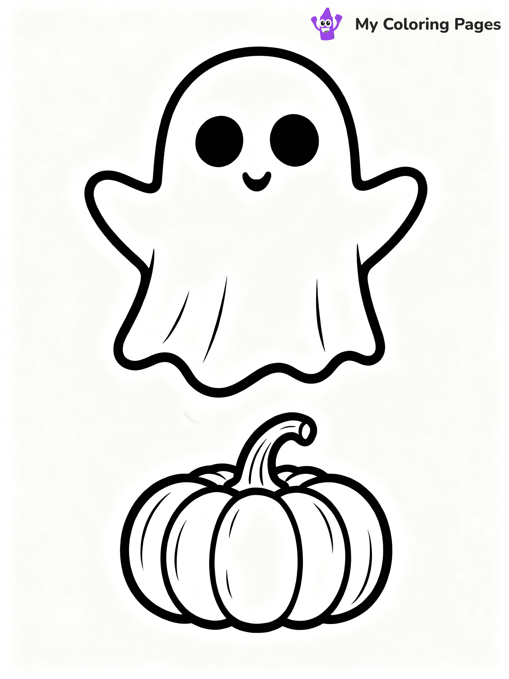 Ghost Coloring Pages - 57