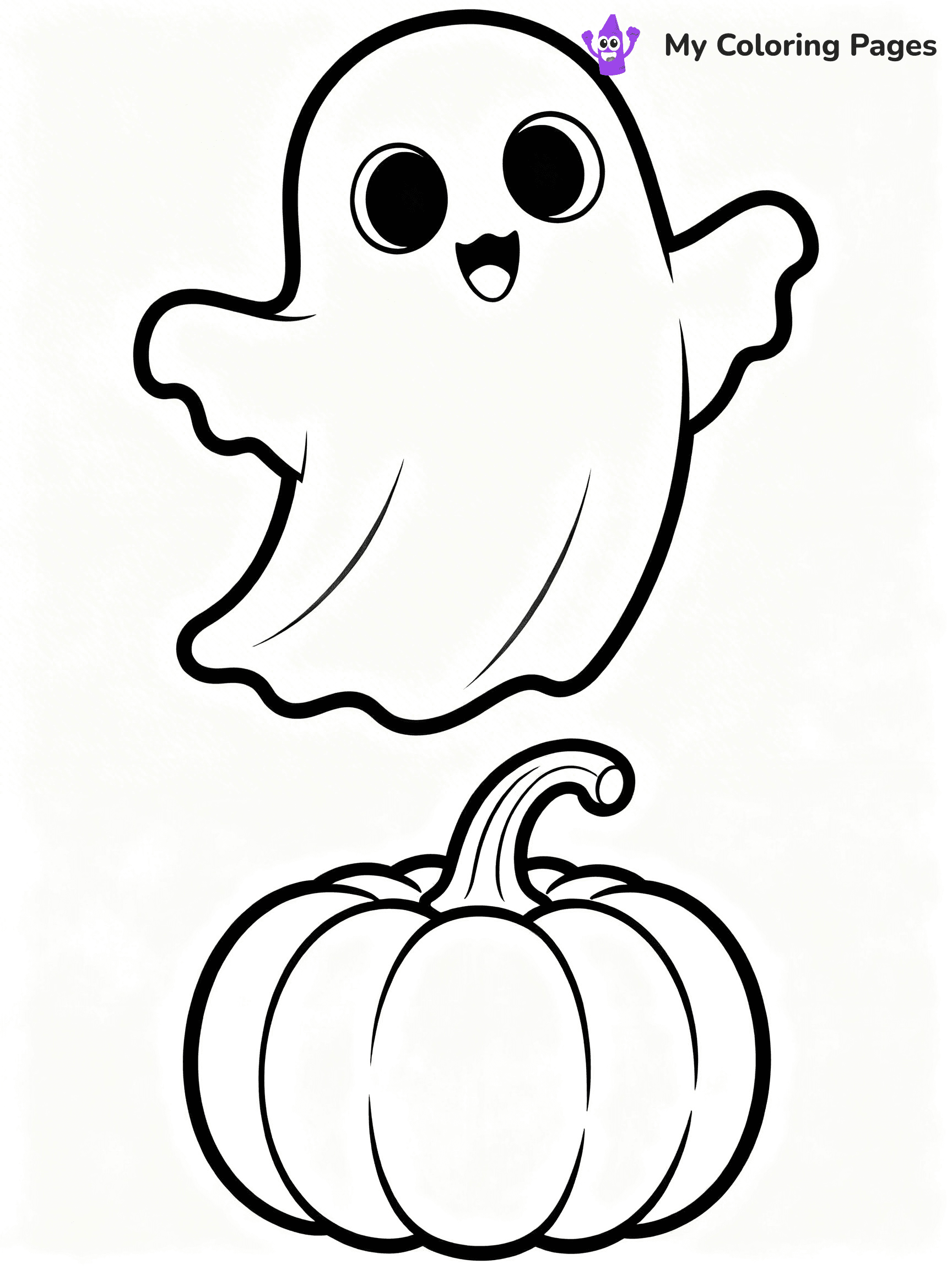 Ghost Coloring Pages - 55