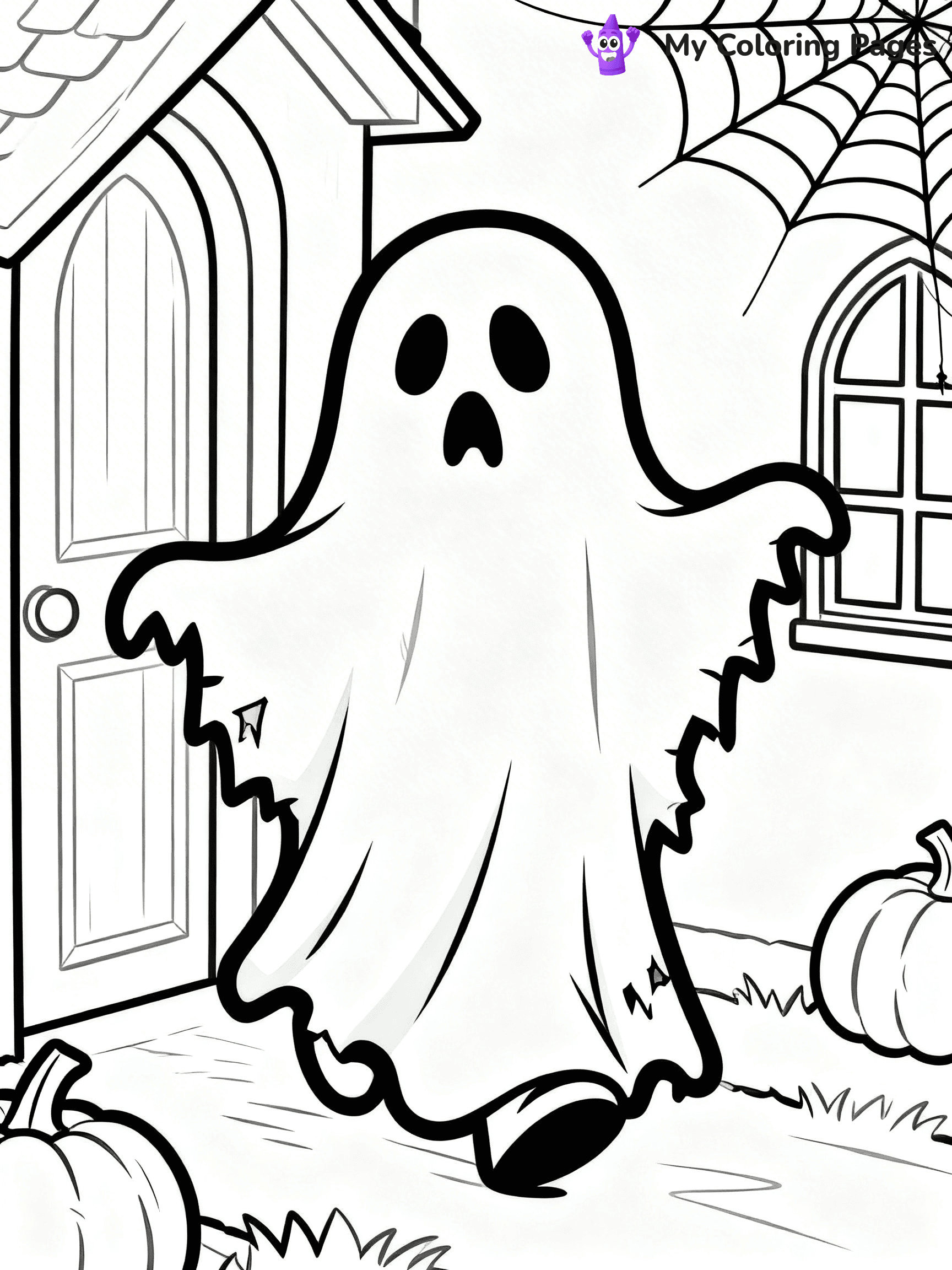 Ghost Coloring Pages - 46
