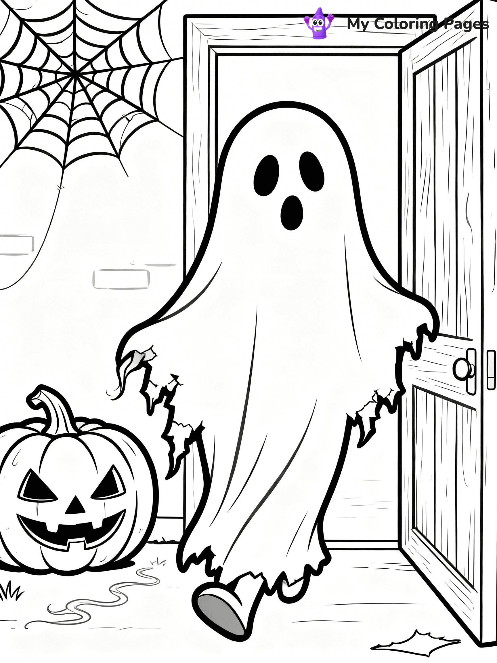 Ghost Coloring Pages - 43