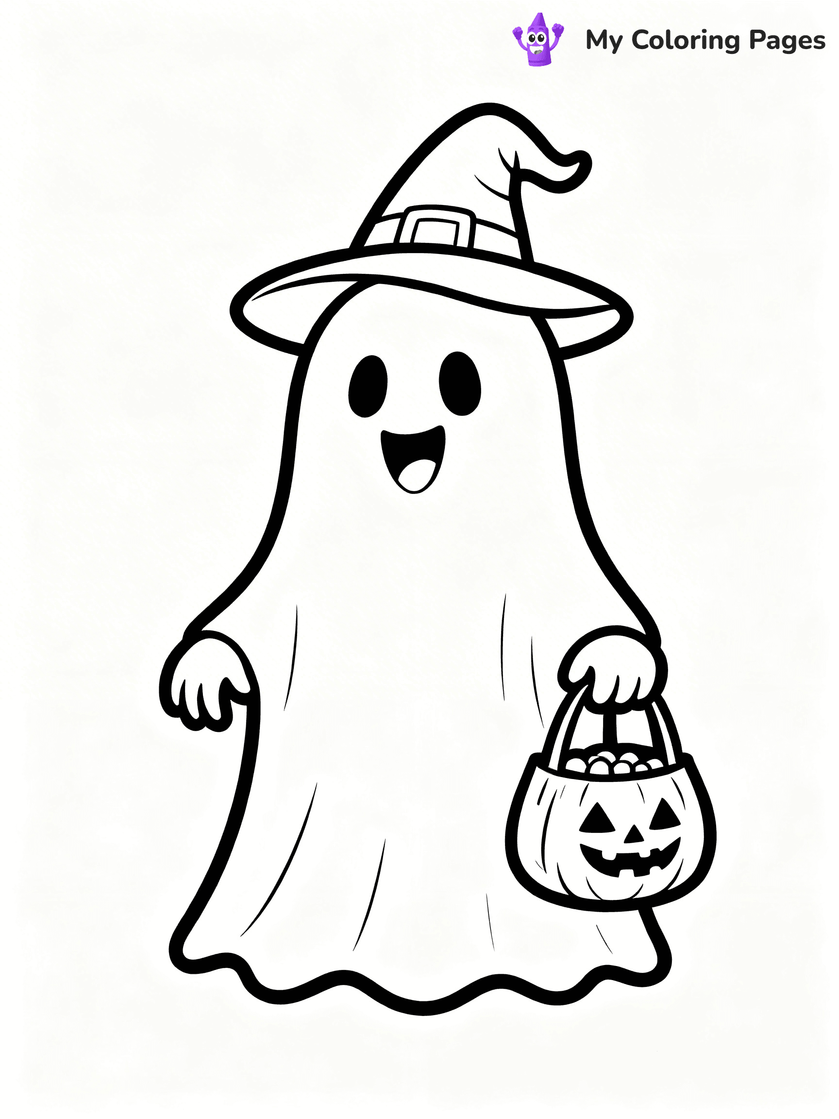 Ghost Coloring Pages - 41