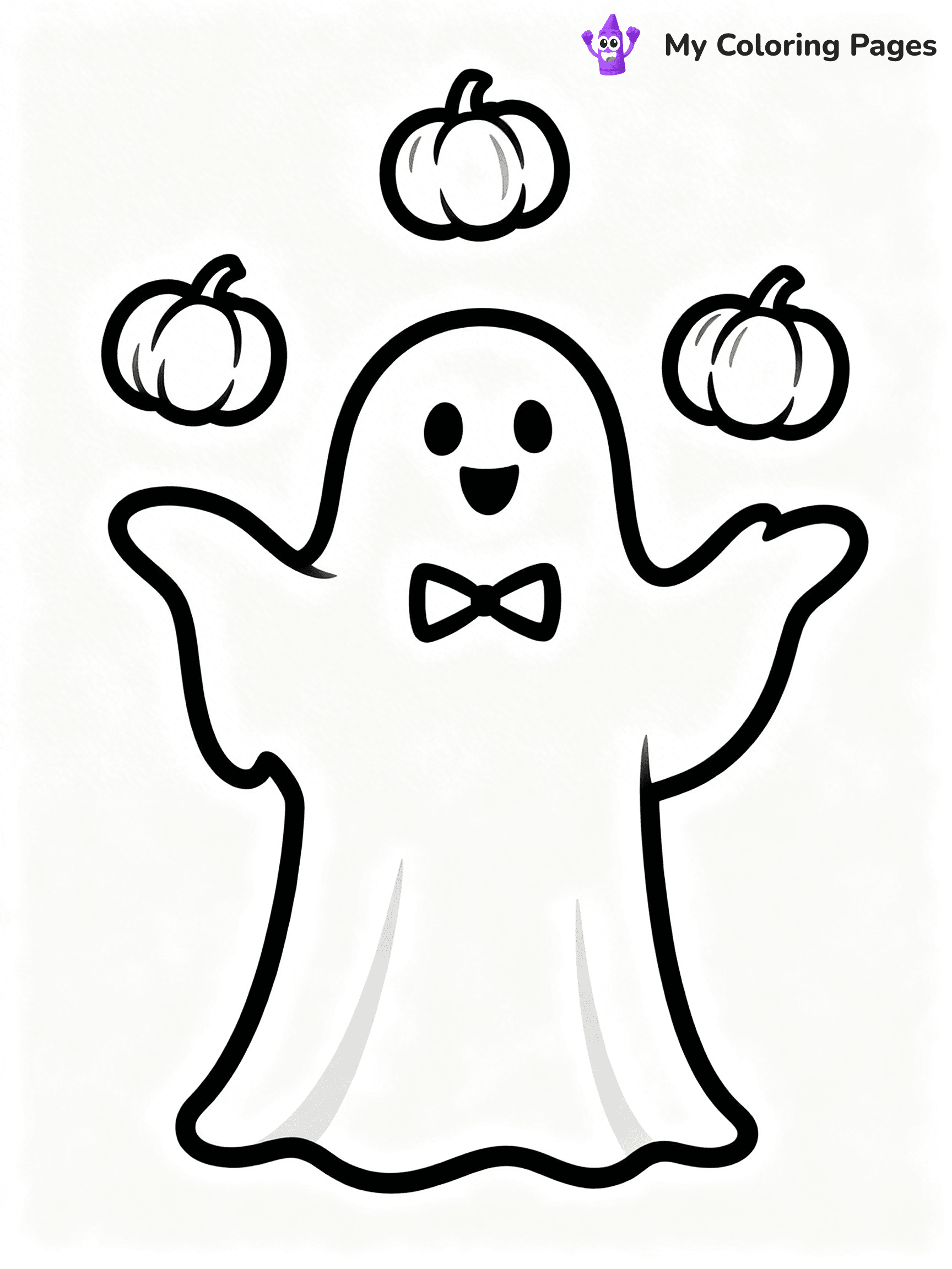 Ghost Coloring Pages - 13