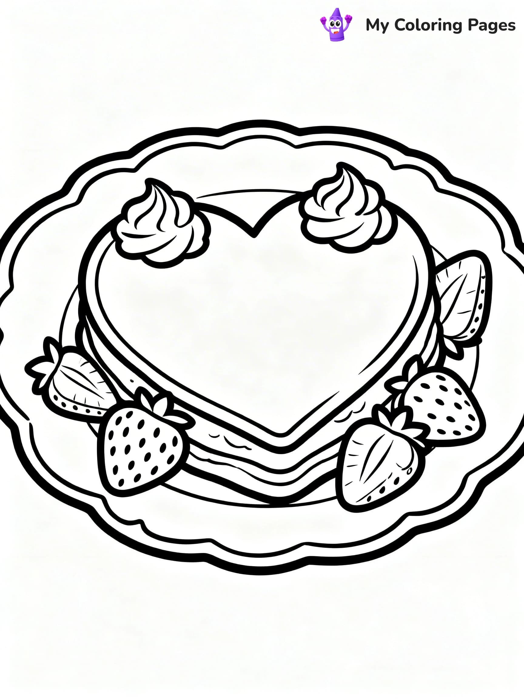 Pancake Coloring Pages - 24