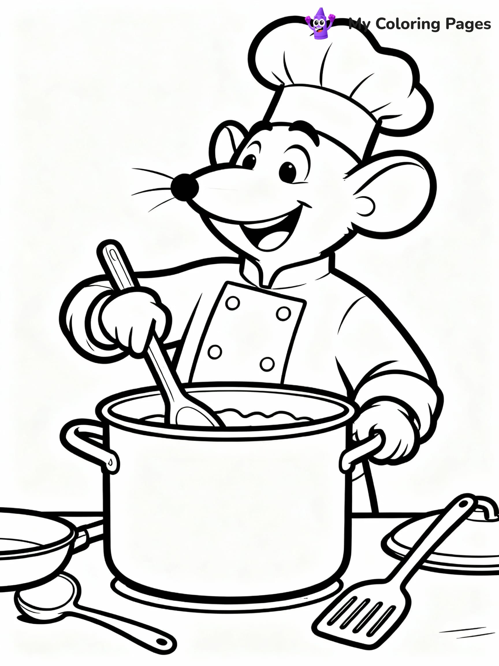 Ratatouille Coloring Pages - 19