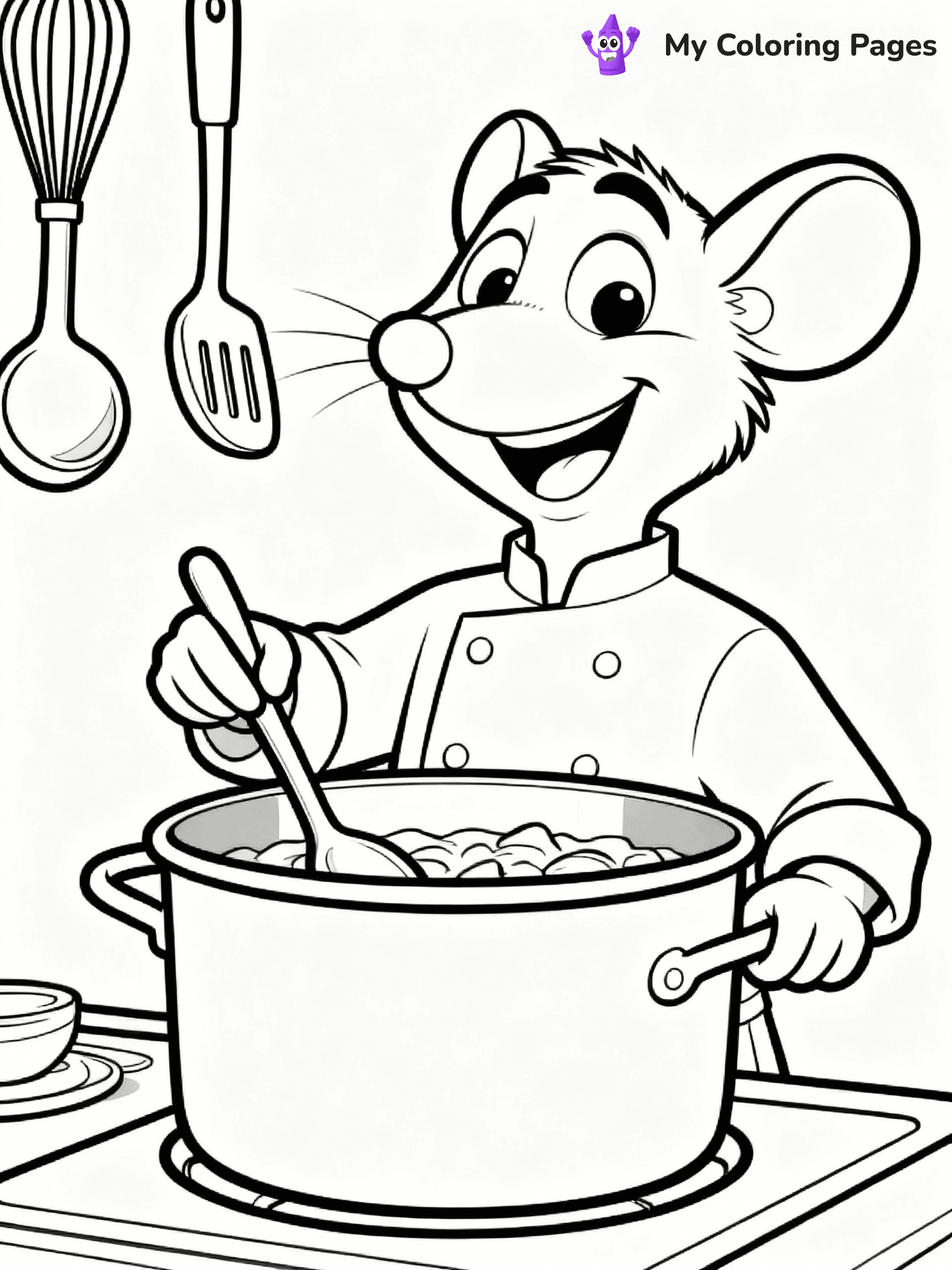 Ratatouille Coloring Pages - 18