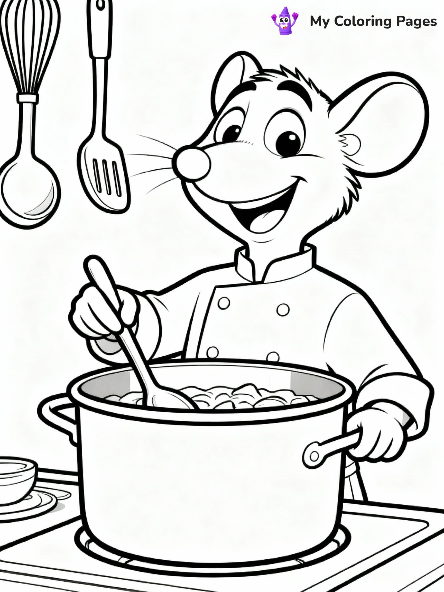 Ratatouille Coloring Pages - 18