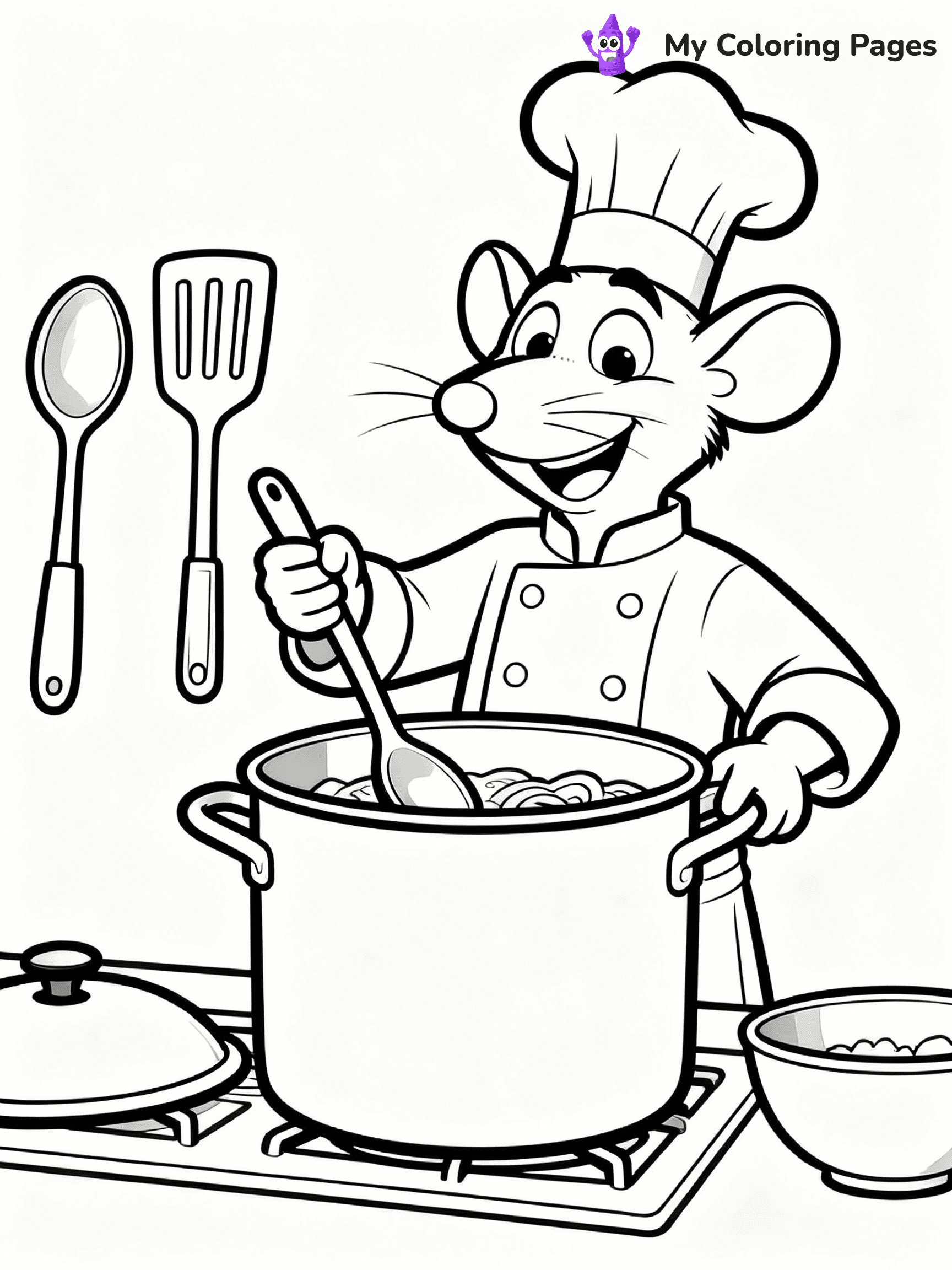 Ratatouille Coloring Pages - 17