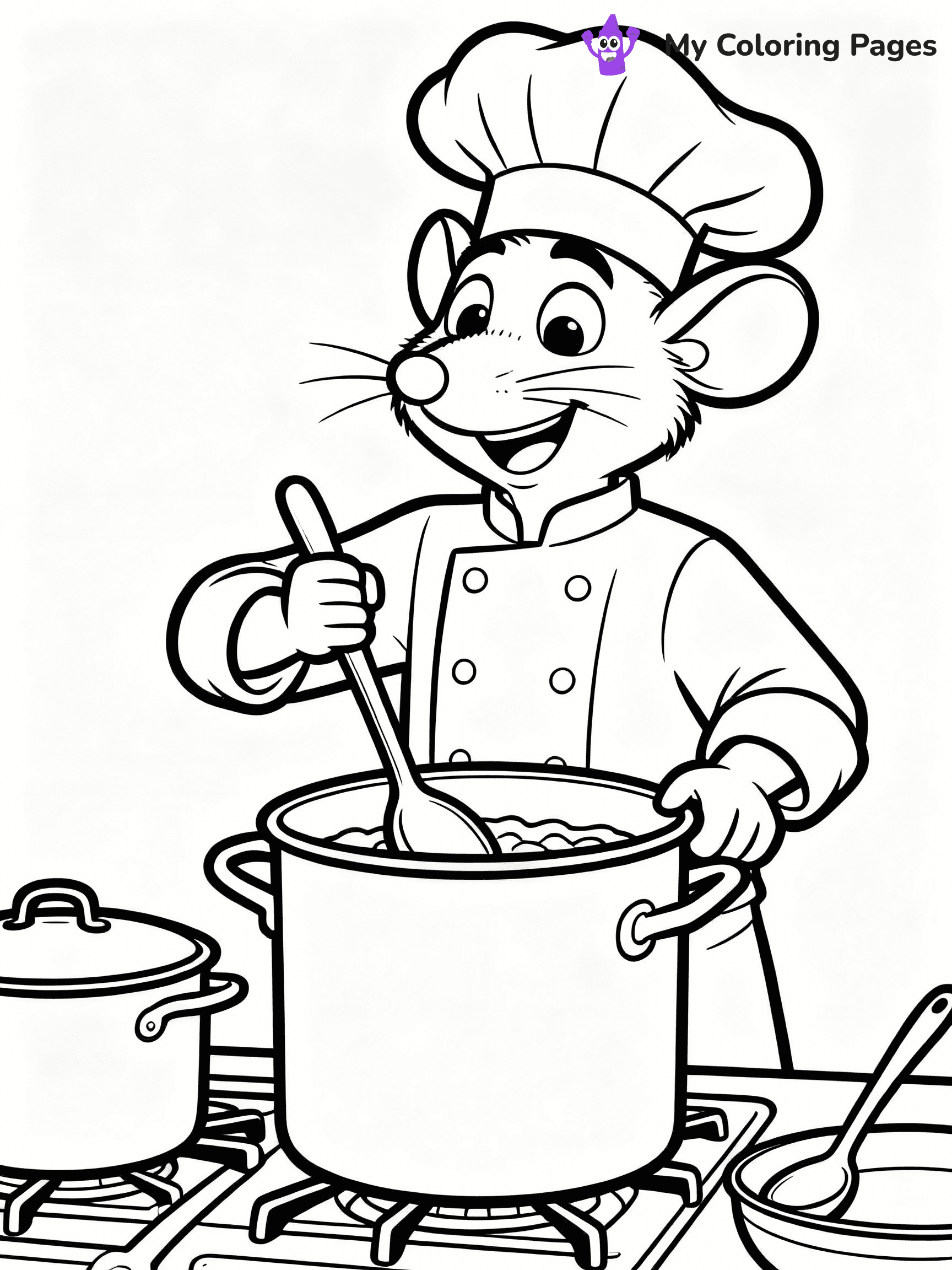 Ratatouille Coloring Pages - 16