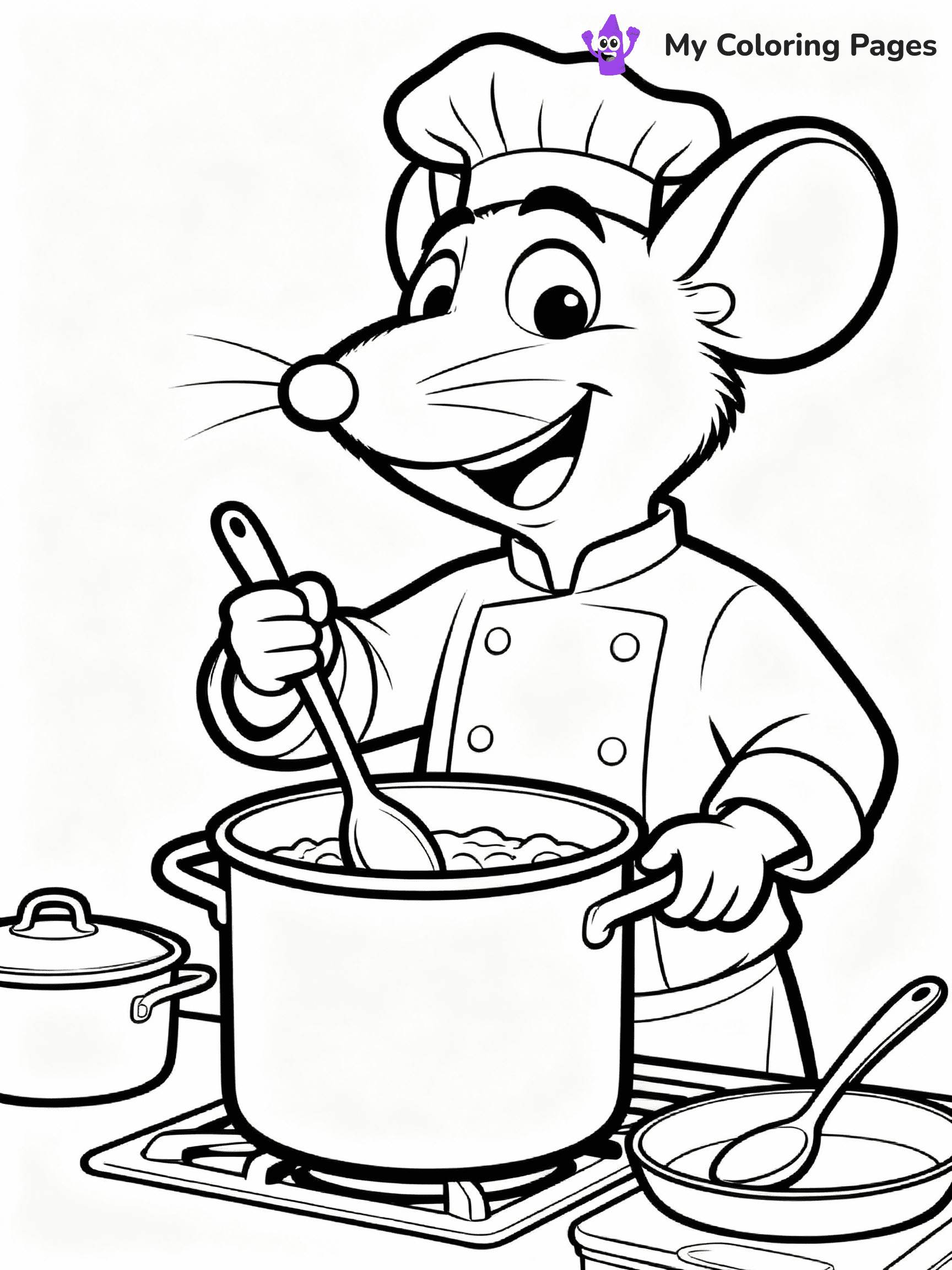 Ratatouille Coloring Pages - 15