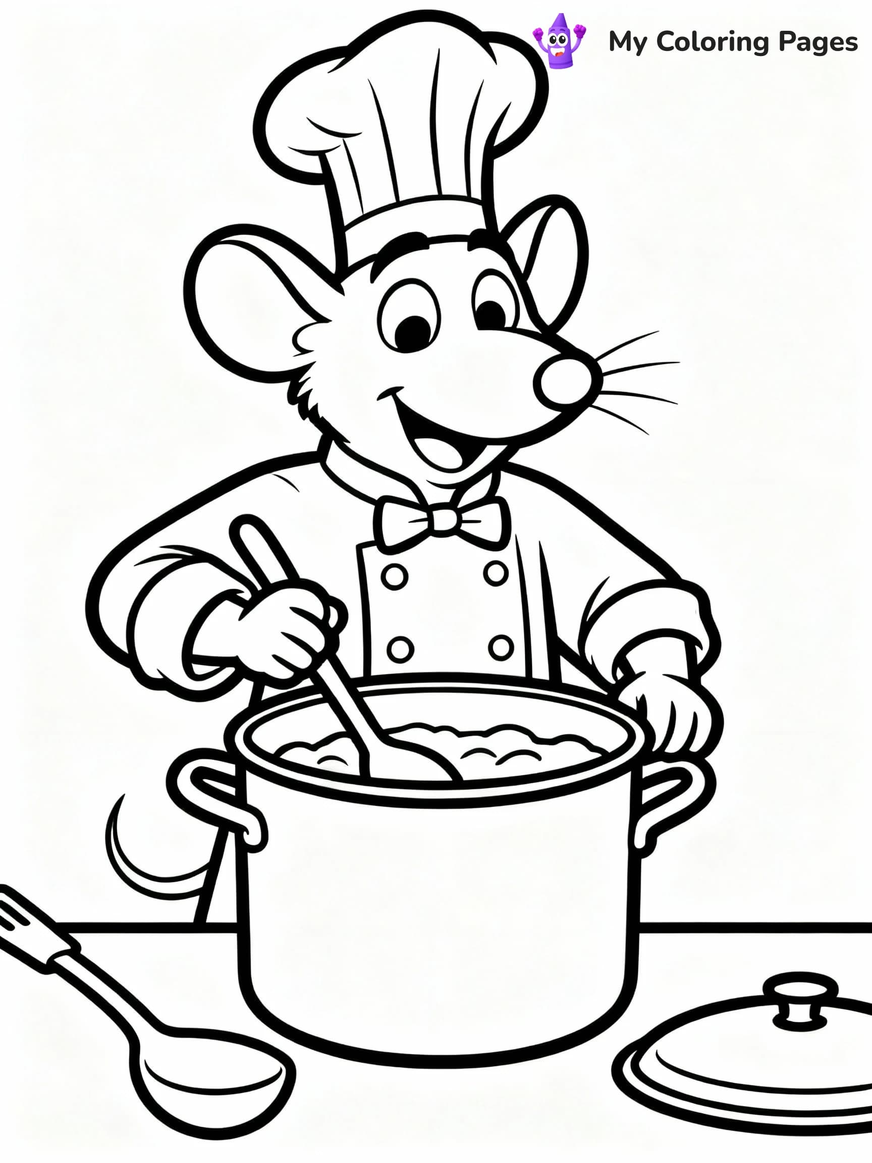Ratatouille Coloring Pages - 14
