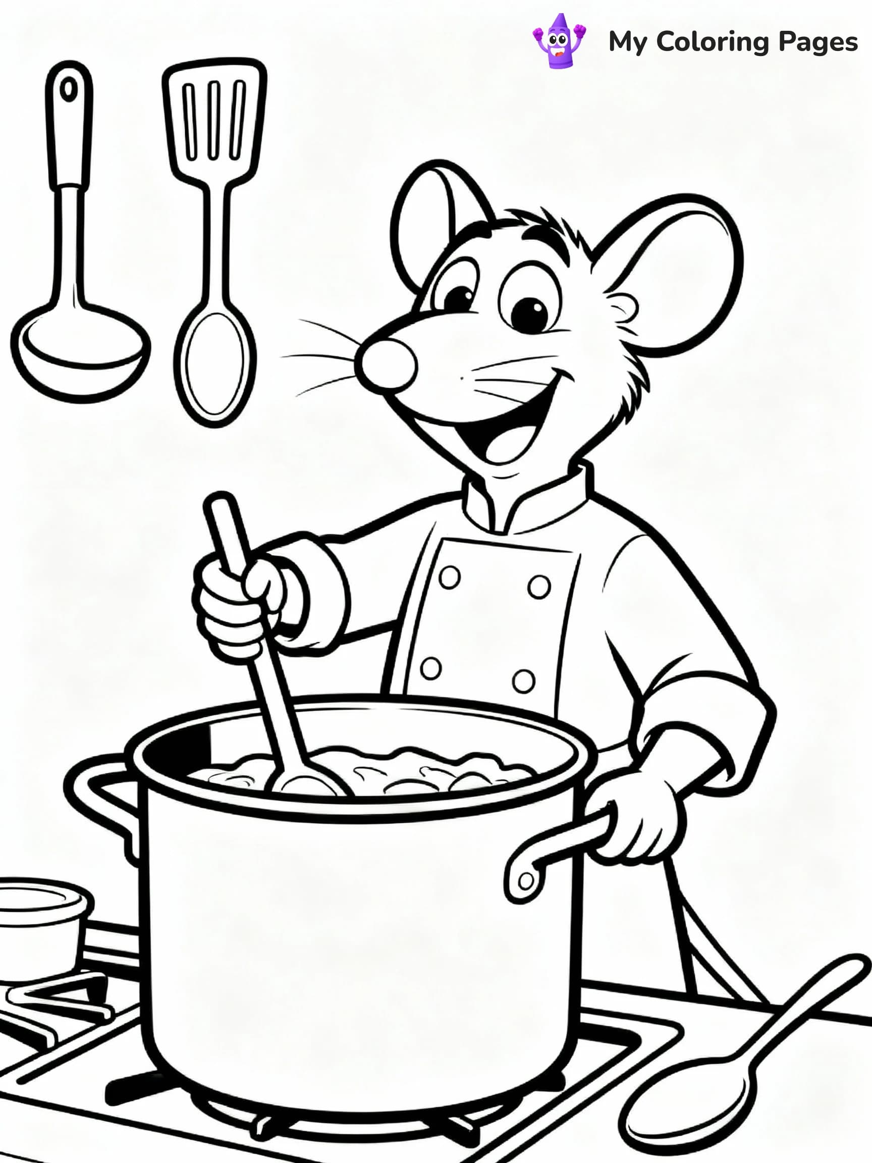 Ratatouille Coloring Pages - 13