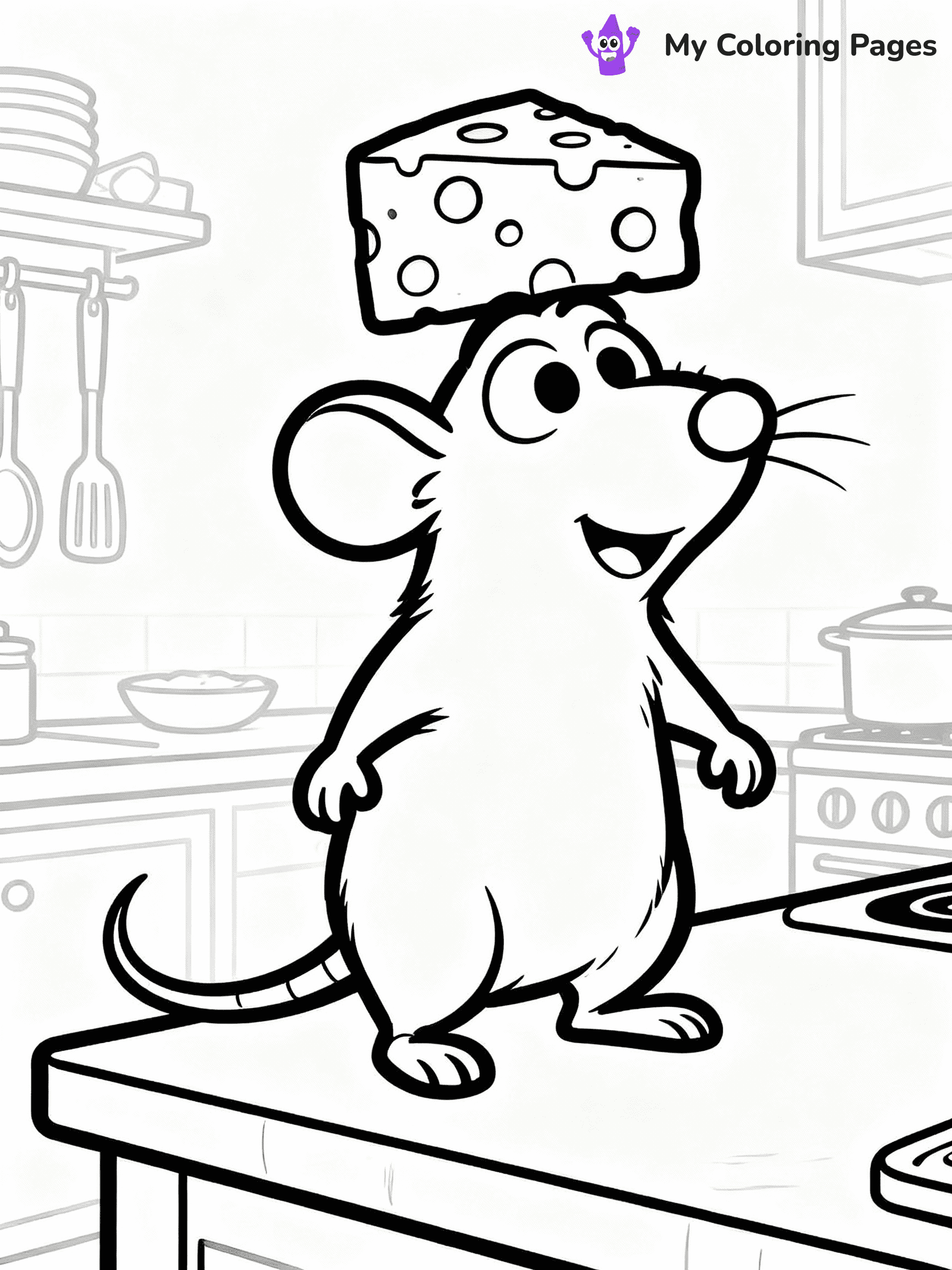 Ratatouille Coloring Pages - 12