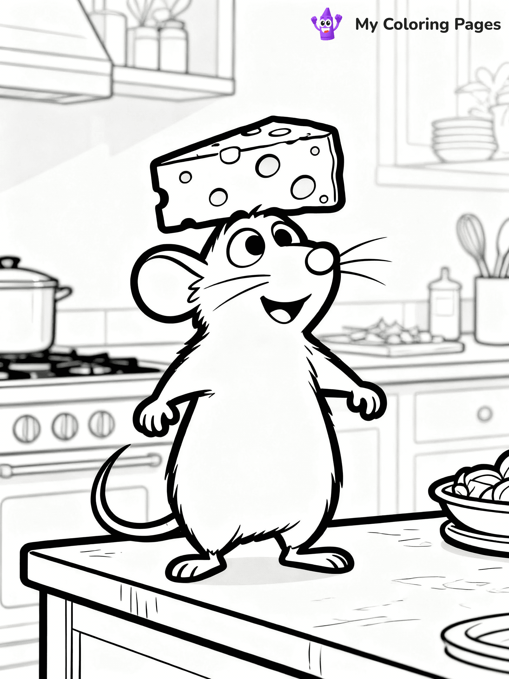 Ratatouille Coloring Pages - 11