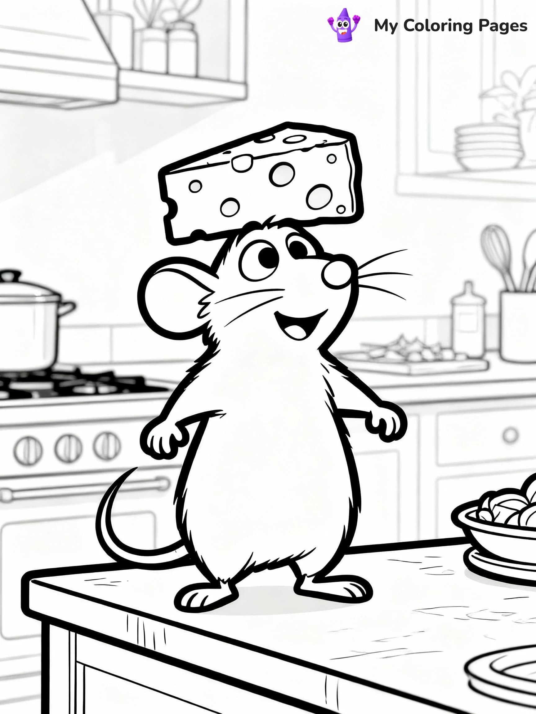 Ratatouille Coloring Pages - 11