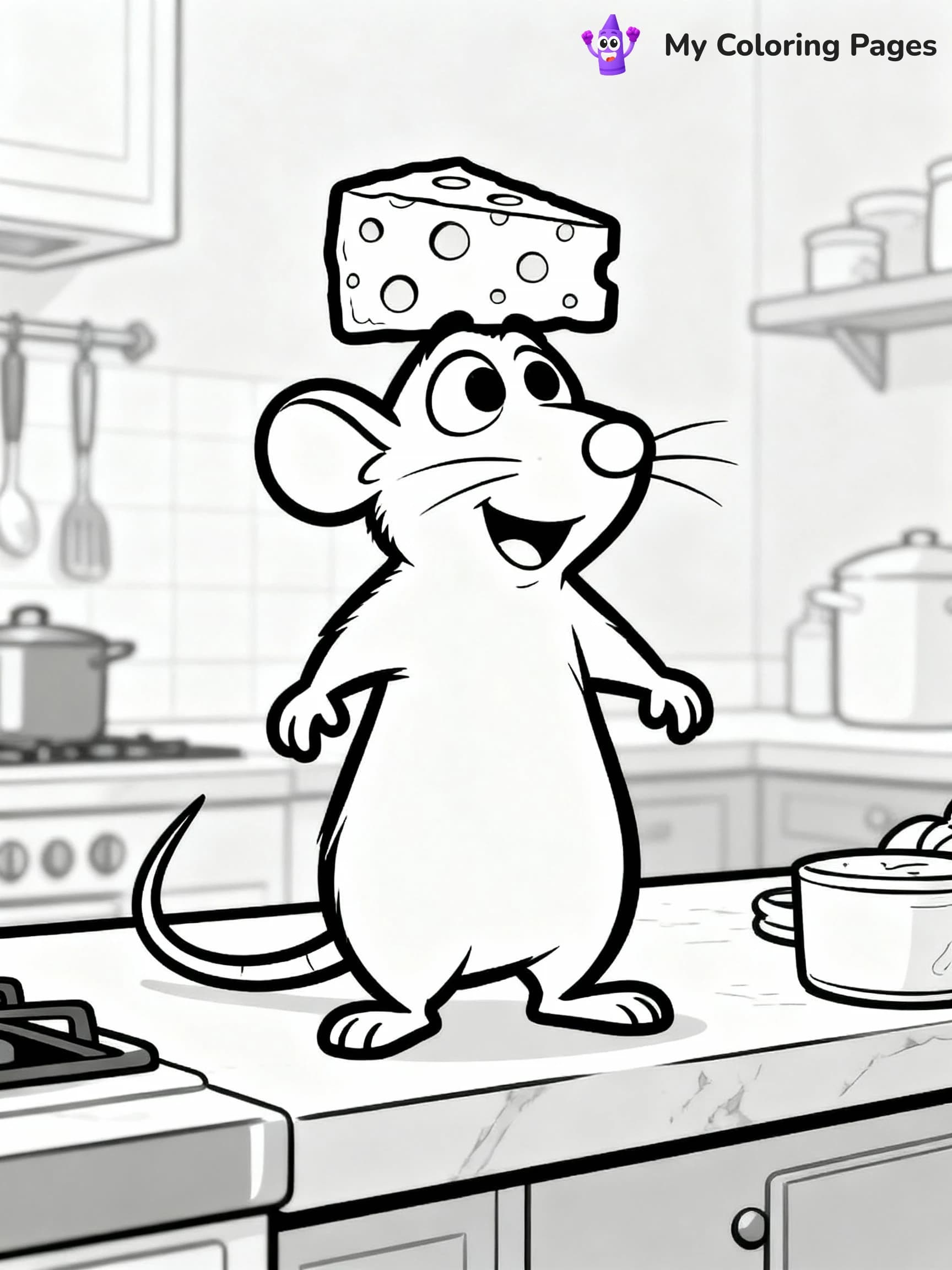 Ratatouille Coloring Pages - 9
