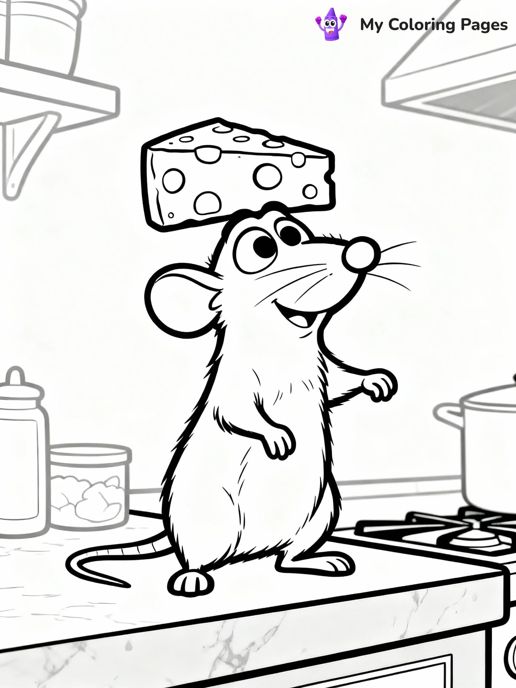 Ratatouille Coloring Pages - 8