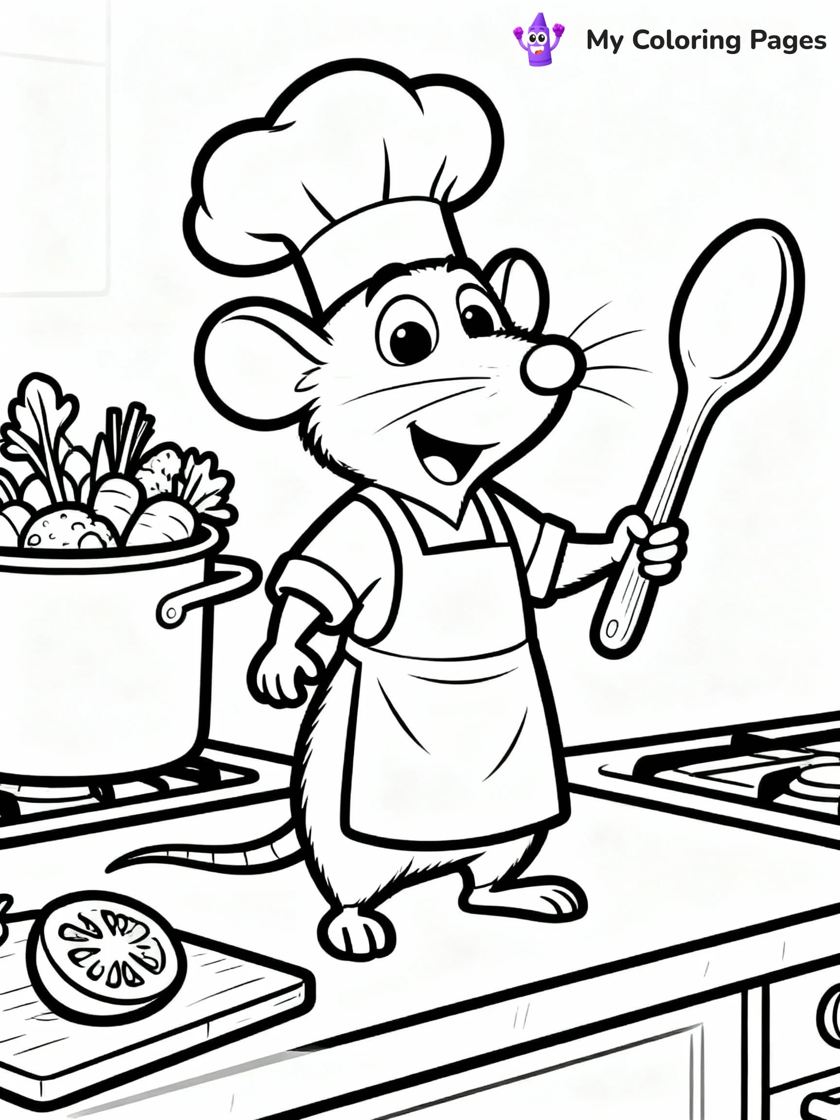 Ratatouille Coloring Pages - 5