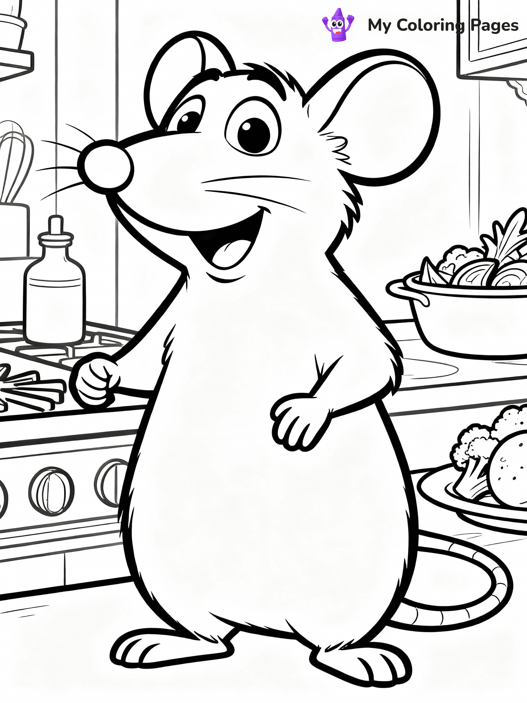 Ratatouille Coloring Pages - 4