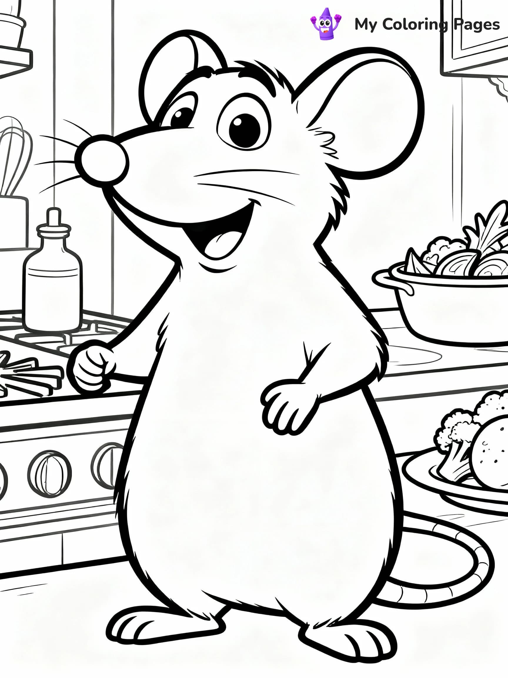 Ratatouille Coloring Pages - 4