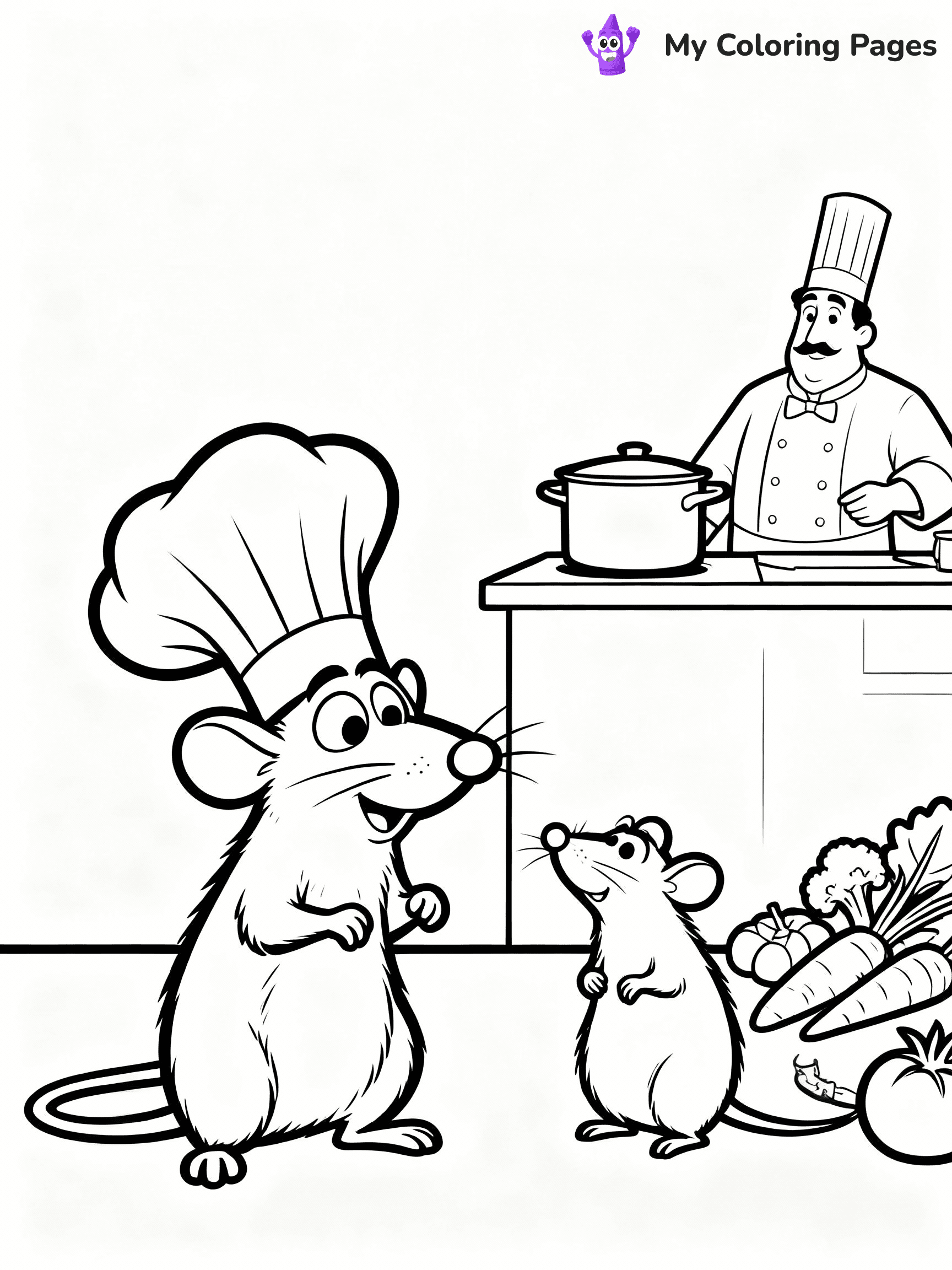 Ratatouille Coloring Pages - 3