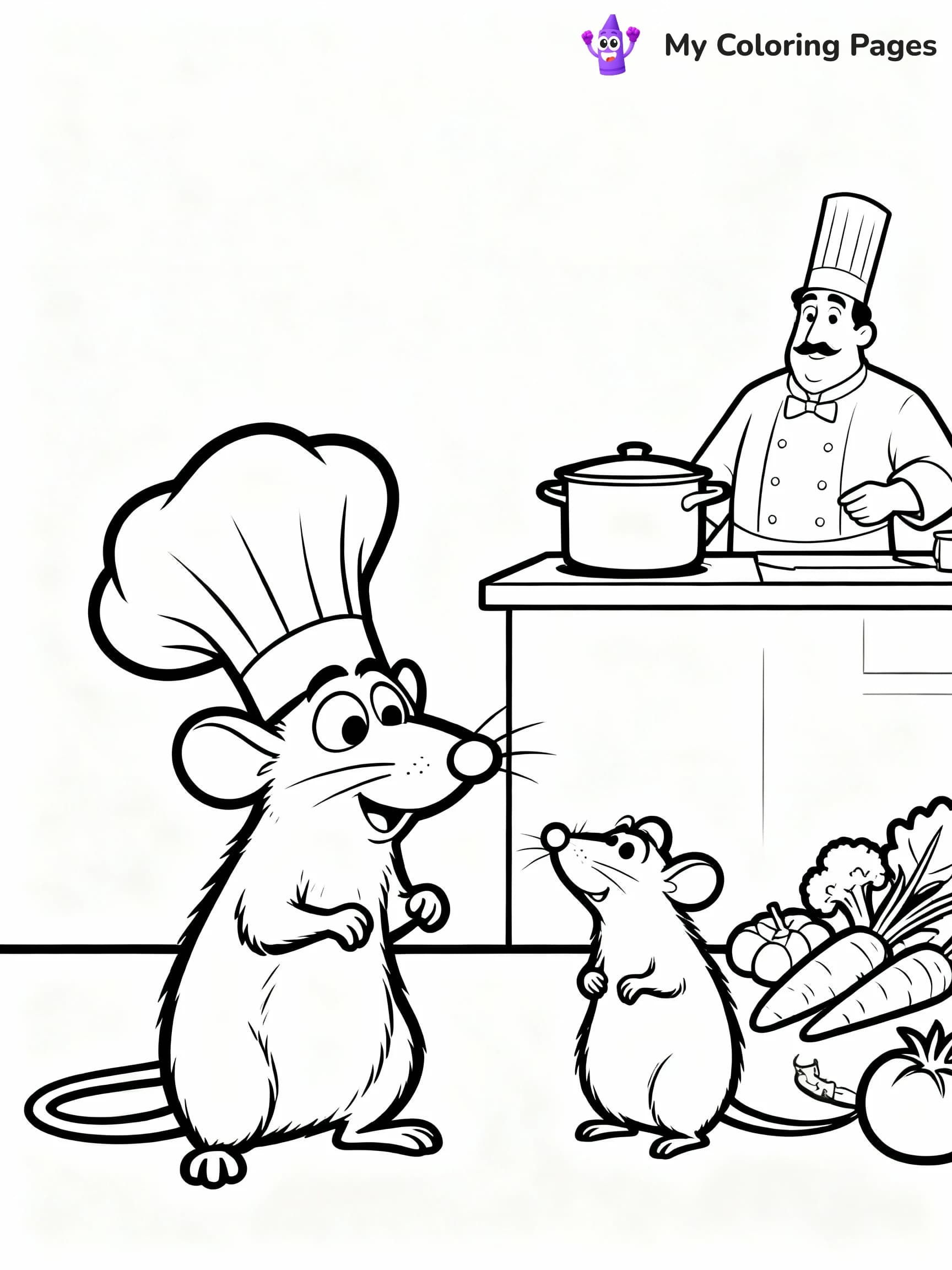 Ratatouille Coloring Pages - 3