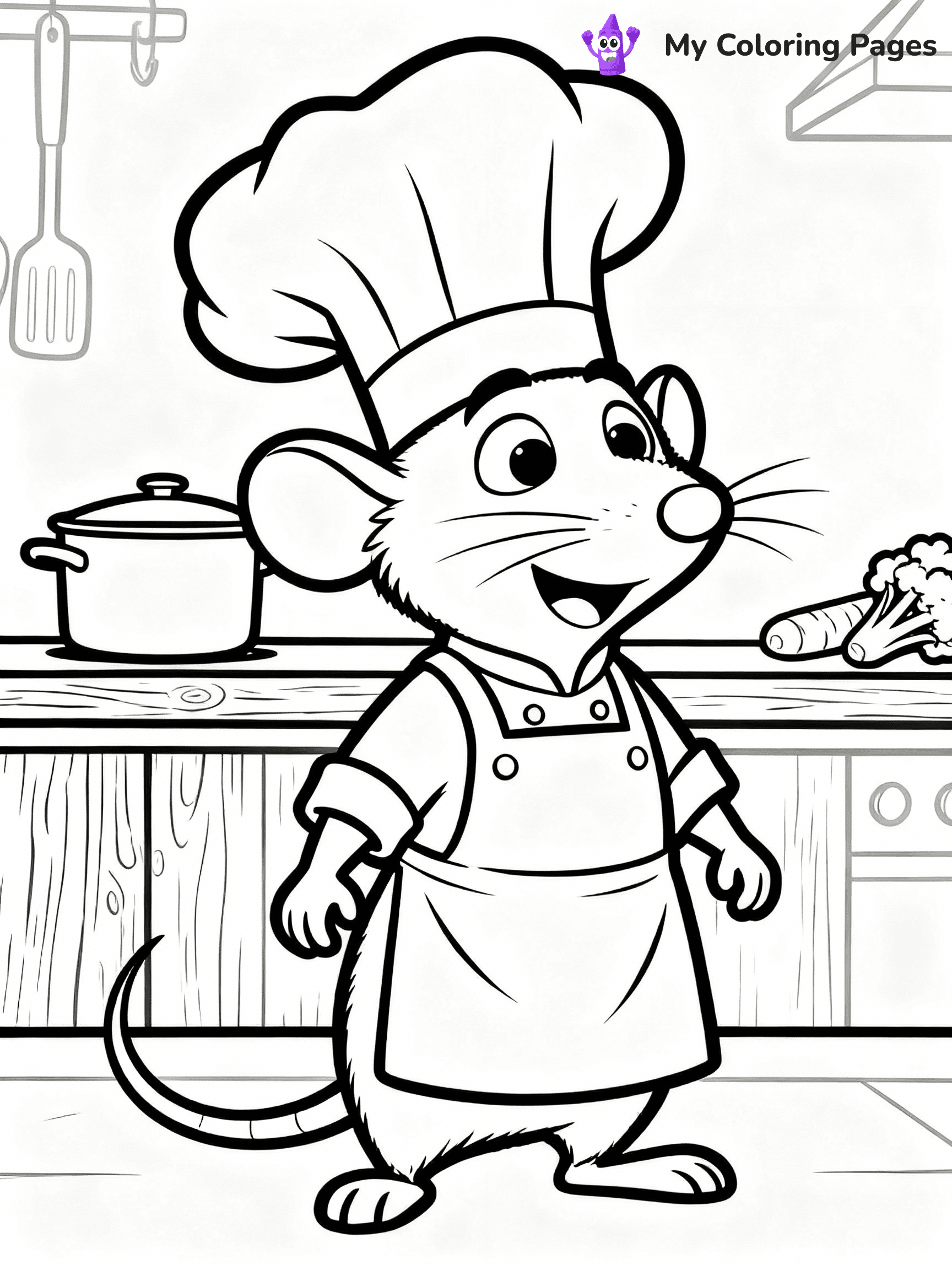 Ratatouille Coloring Pages - 2