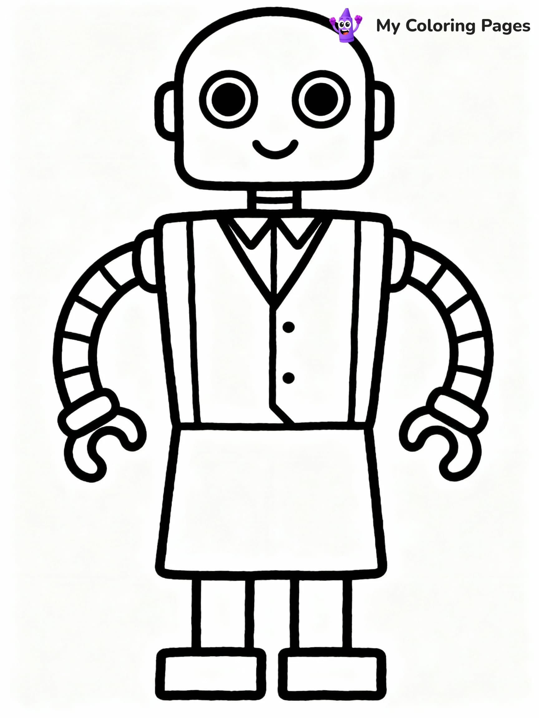 Robot Coloring Pages - 5