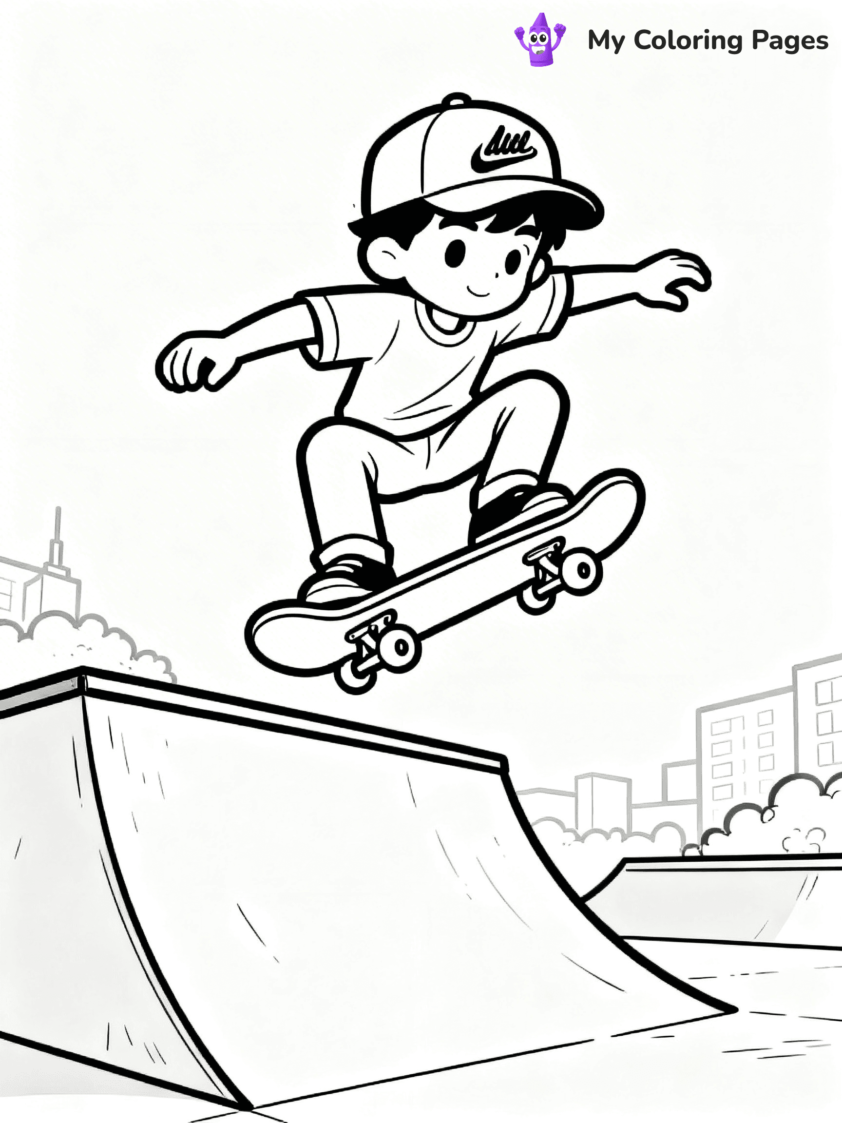 Cool Boy Coloring Pages - 12