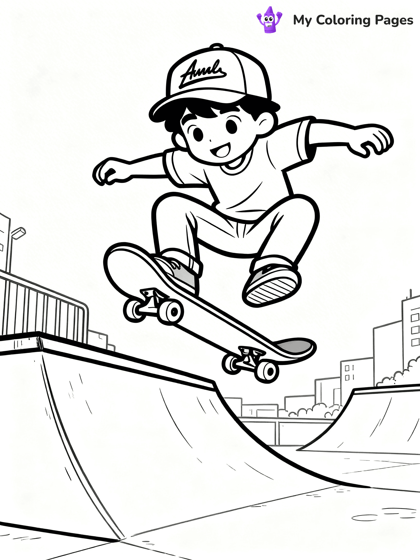 Cool Boy Coloring Pages - 11