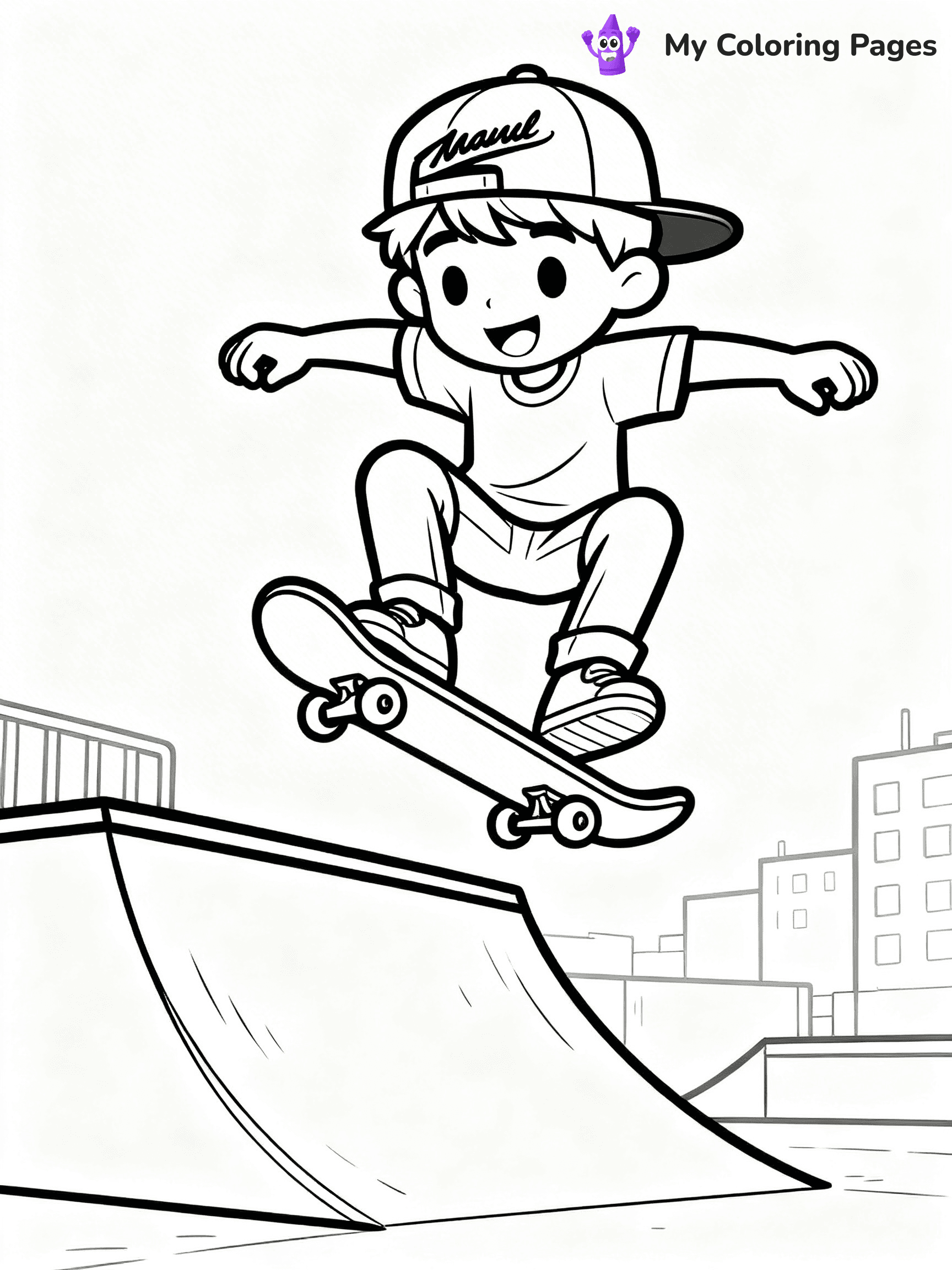 Cool Boy Coloring Pages - 9