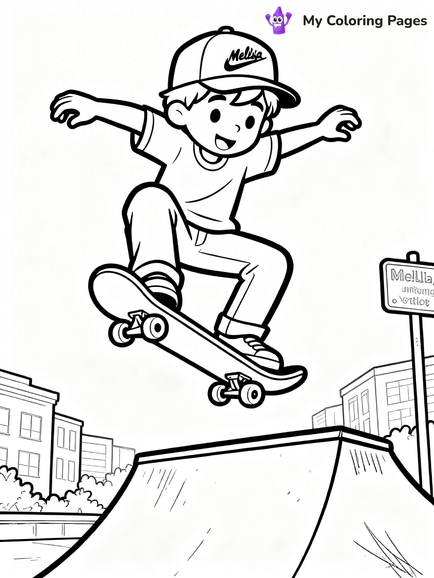 Cool Boy Coloring Pages - 8