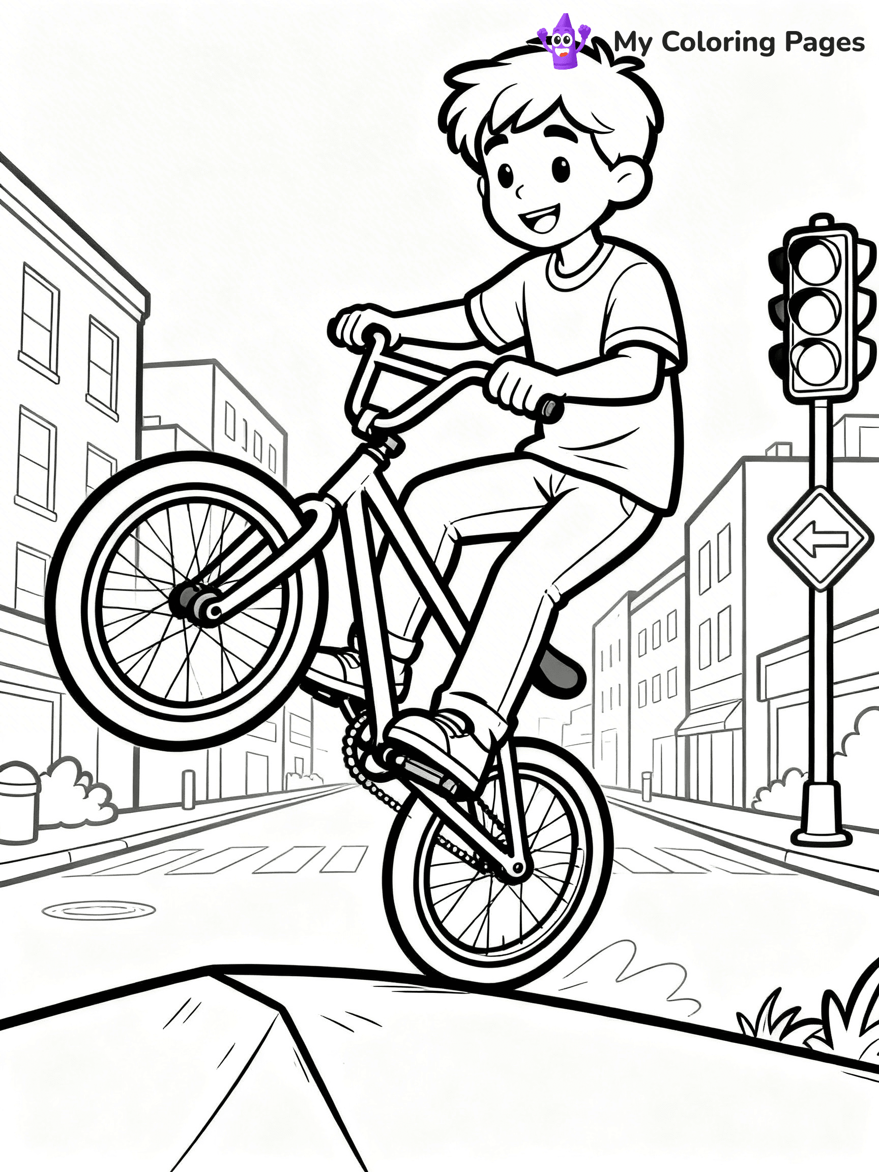 Cool Boy Coloring Pages - 6