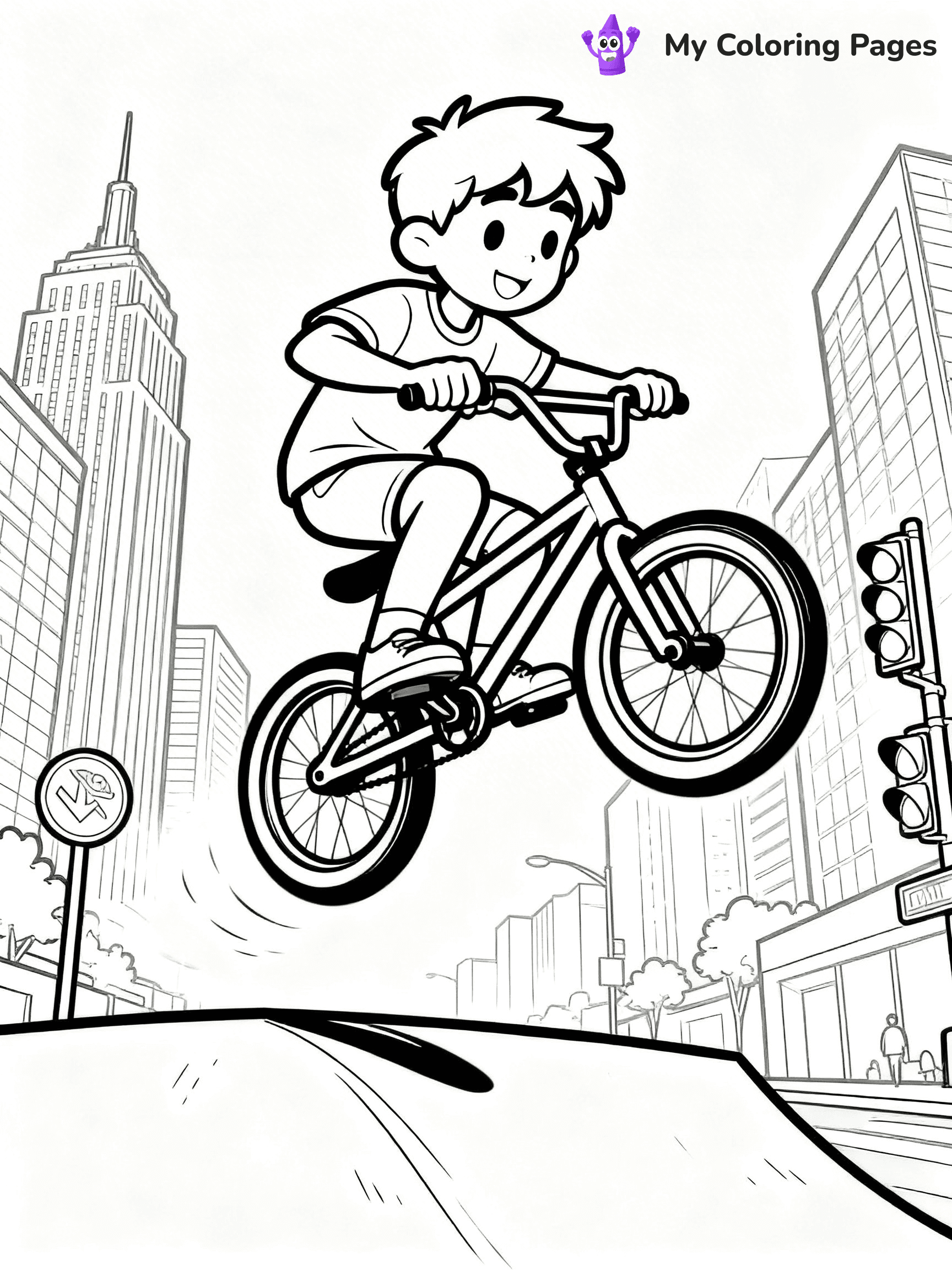 Cool Boy Coloring Pages - 2