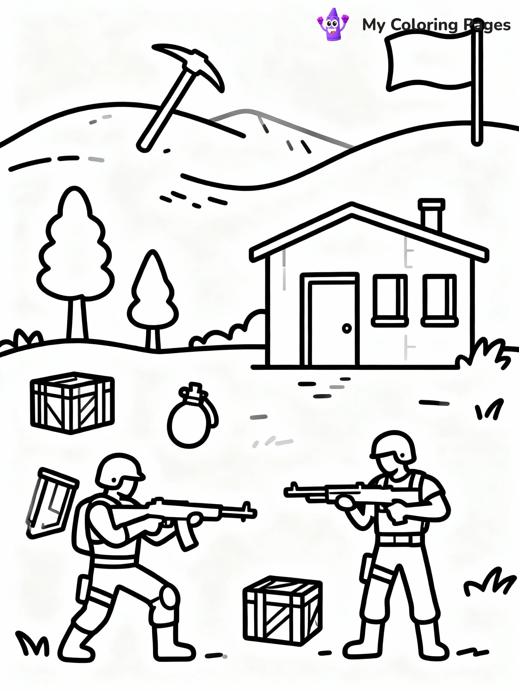 Fortnite Coloring Pages - 22