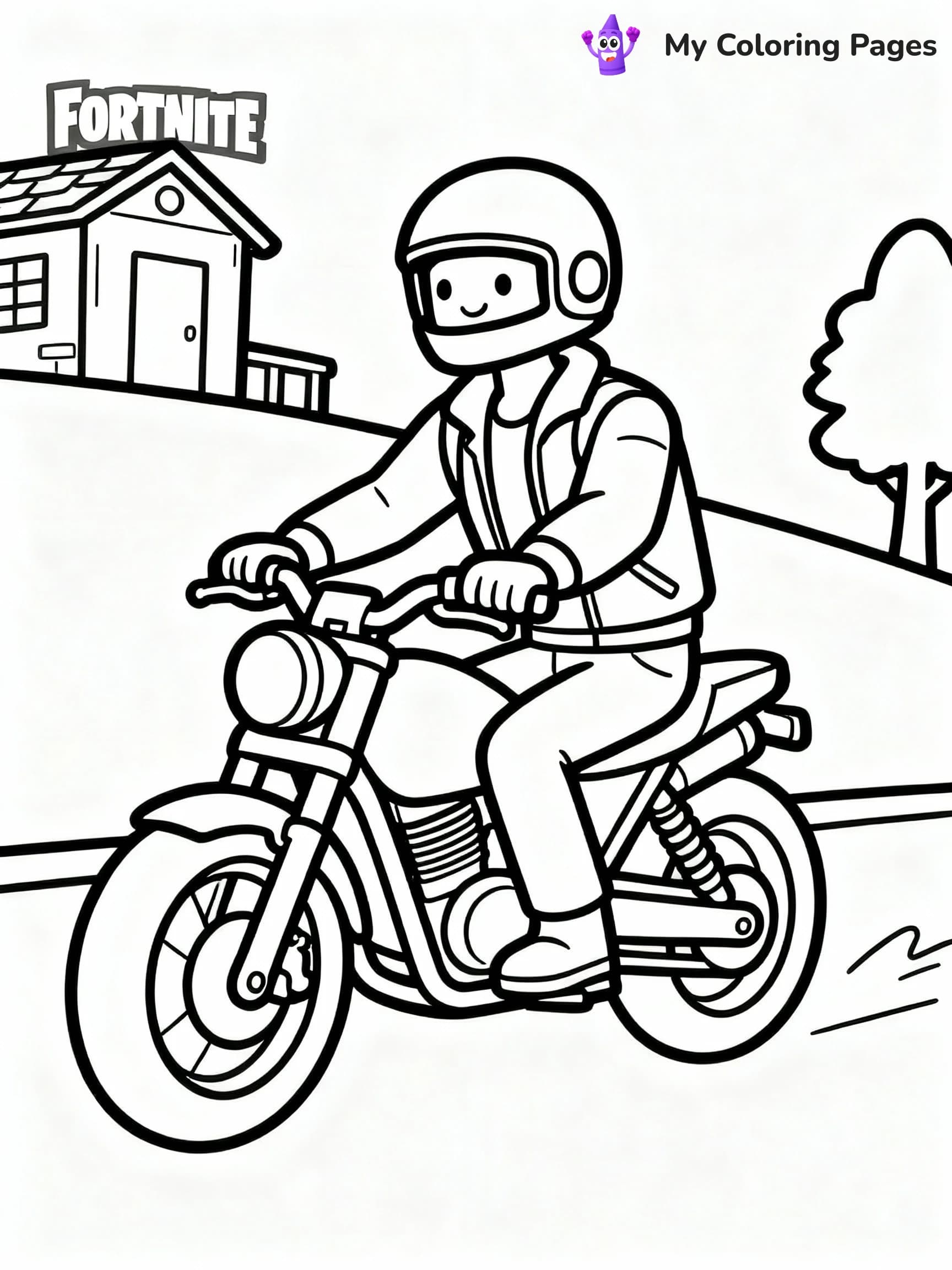 Fortnite Coloring Pages - 9