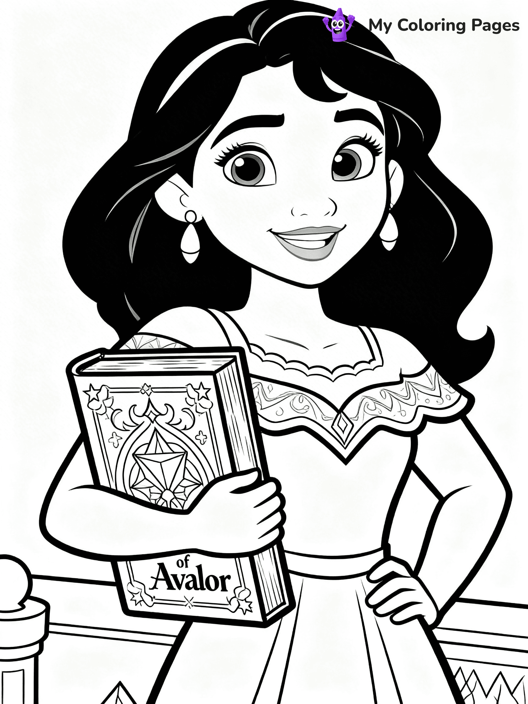 Elena of Avalor Coloring Pages - 21