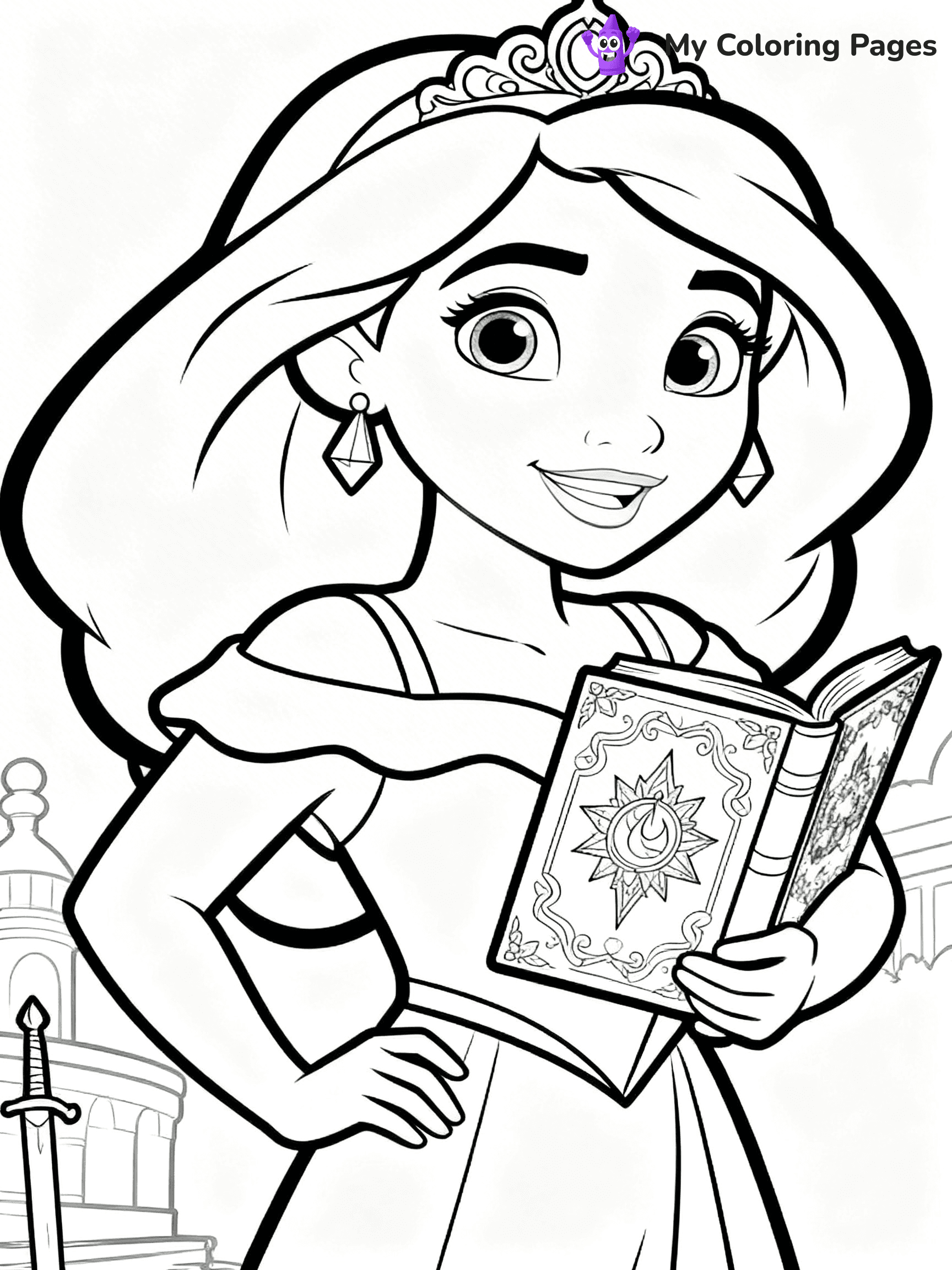 Elena of Avalor Coloring Pages - 19