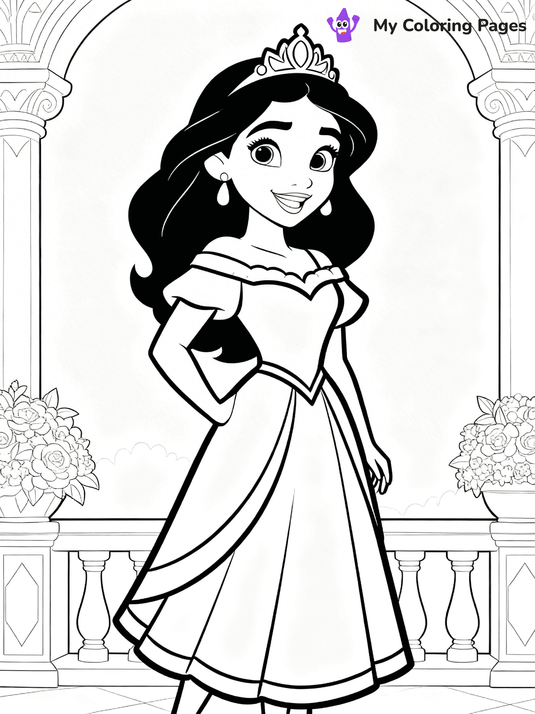 Elena of Avalor Coloring Pages - 16