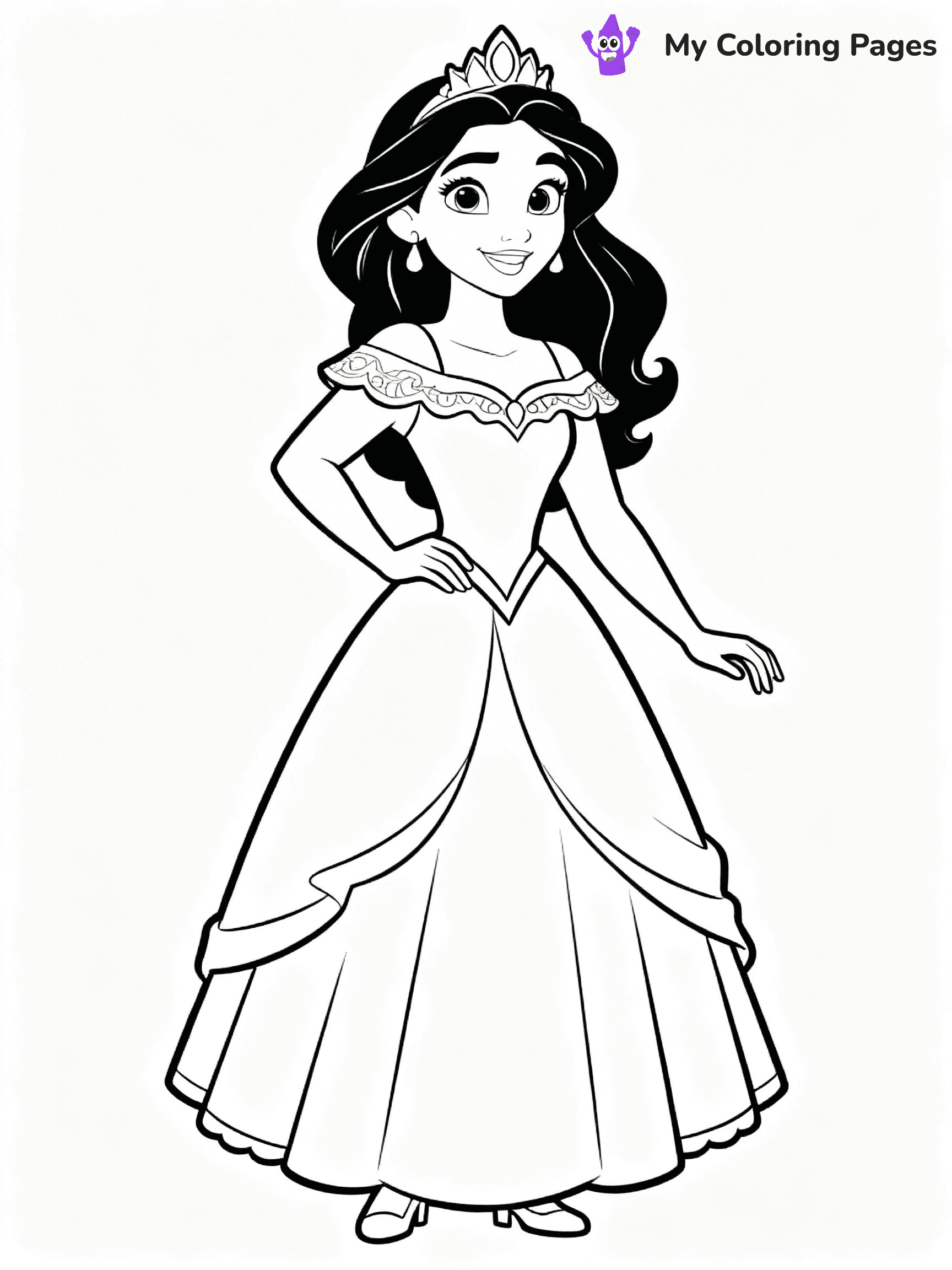 Elena of Avalor Coloring Pages - 15