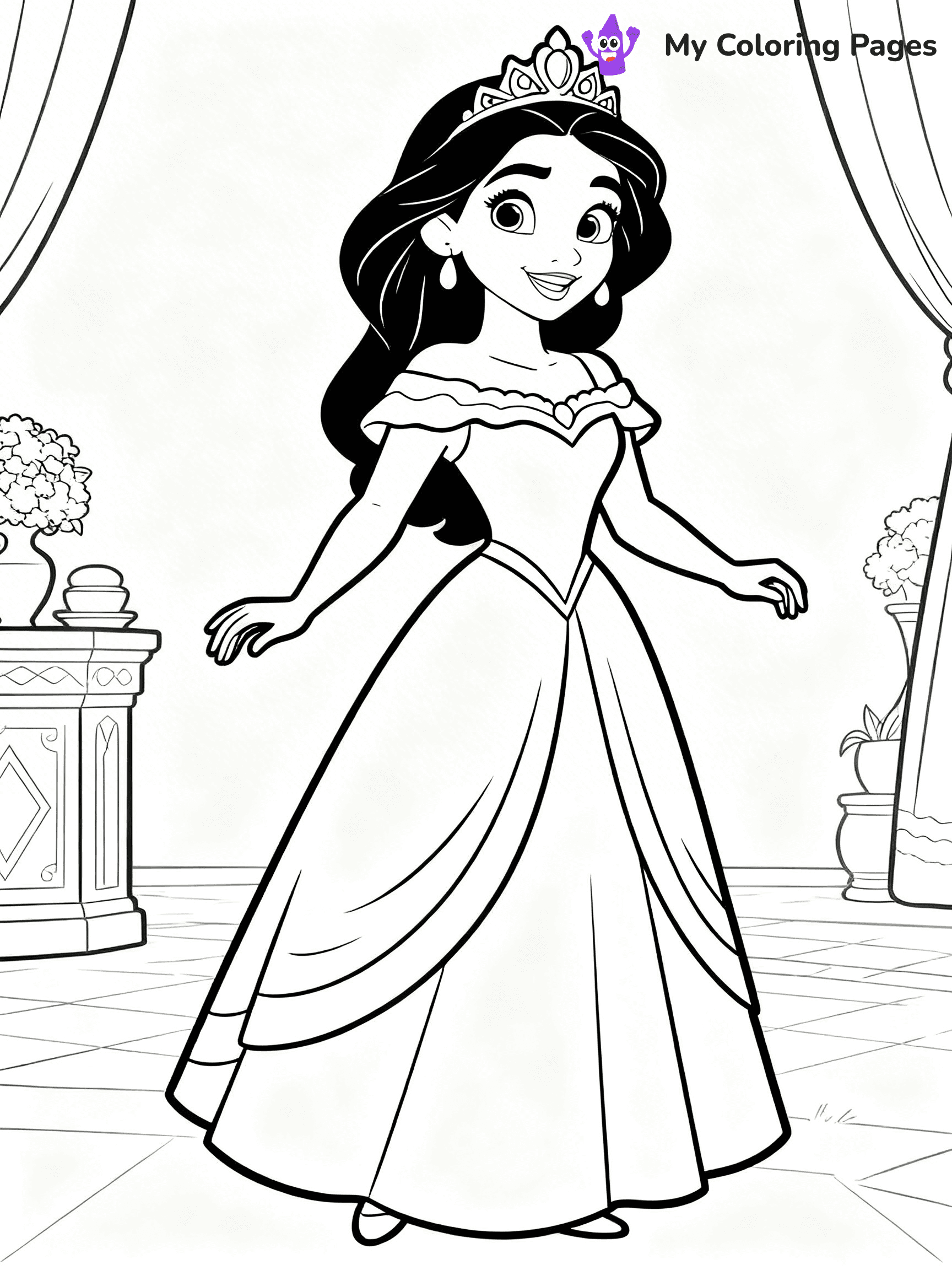 Elena of Avalor Coloring Pages - 14