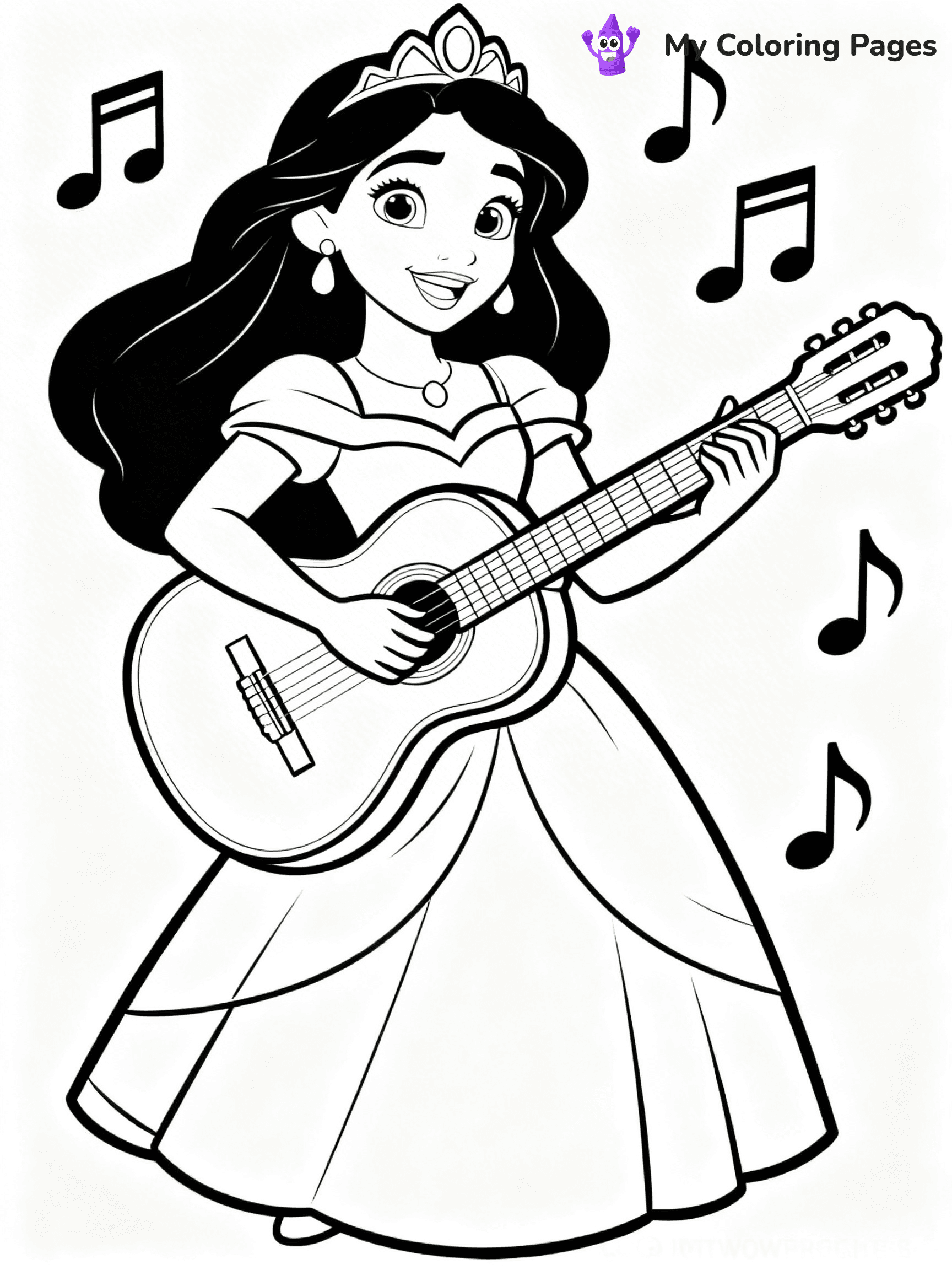 Elena of Avalor Coloring Pages - 12
