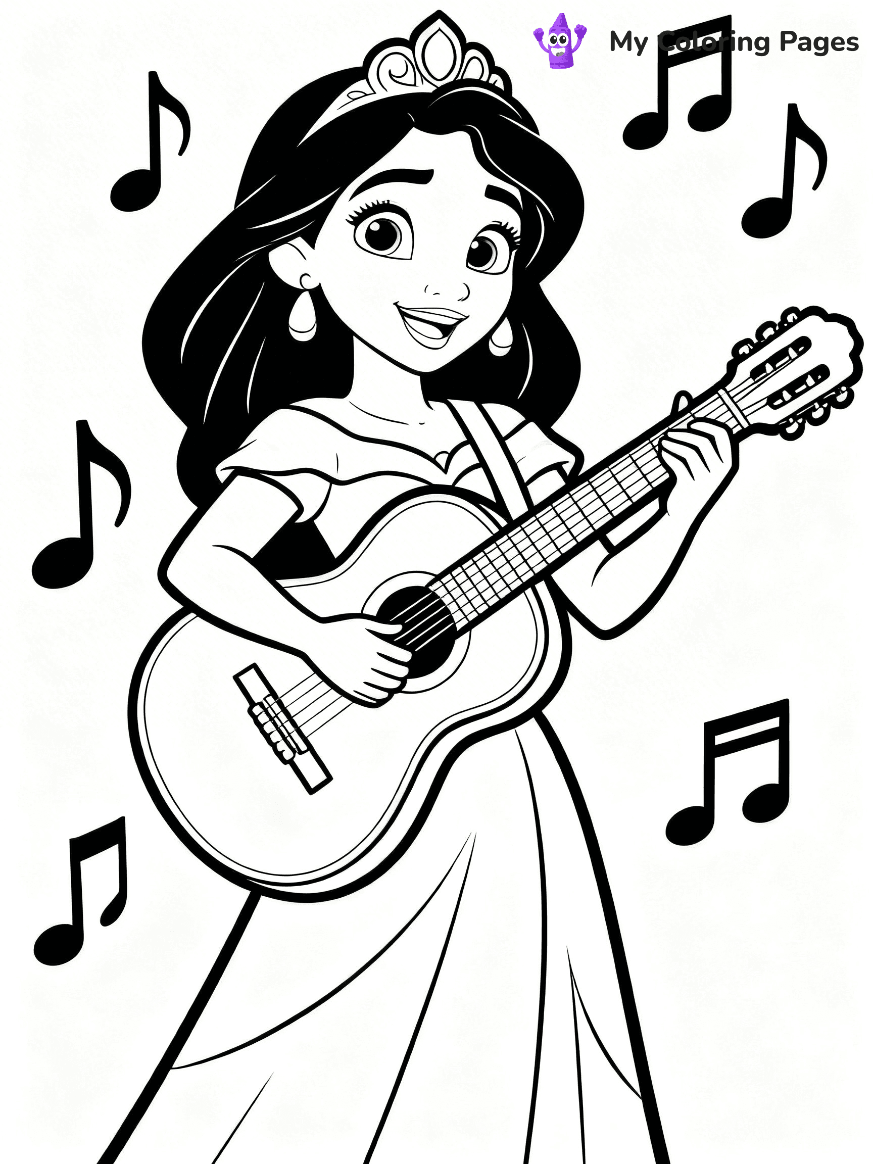 Elena of Avalor Coloring Pages - 10