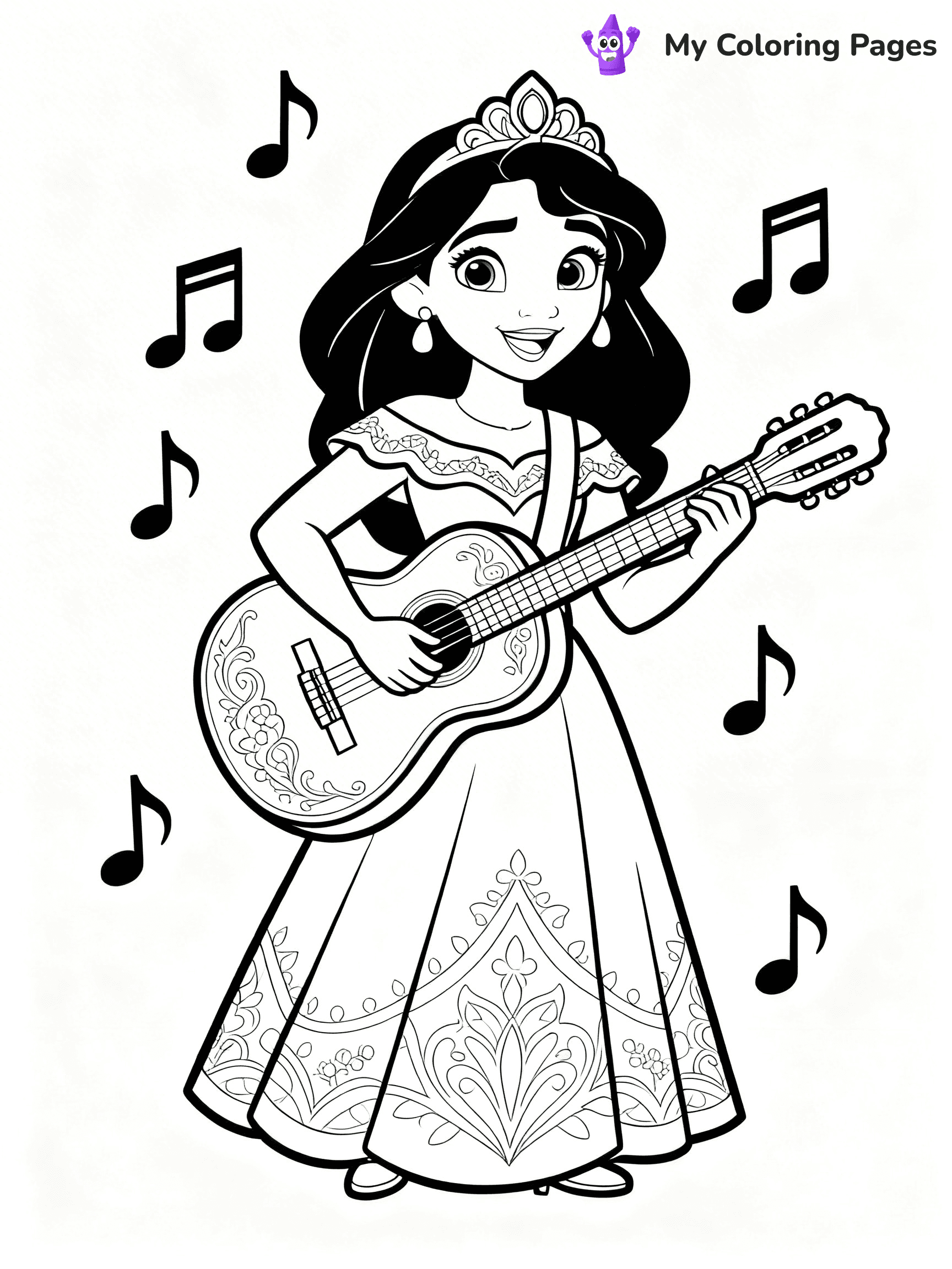 Elena of Avalor Coloring Pages - 7