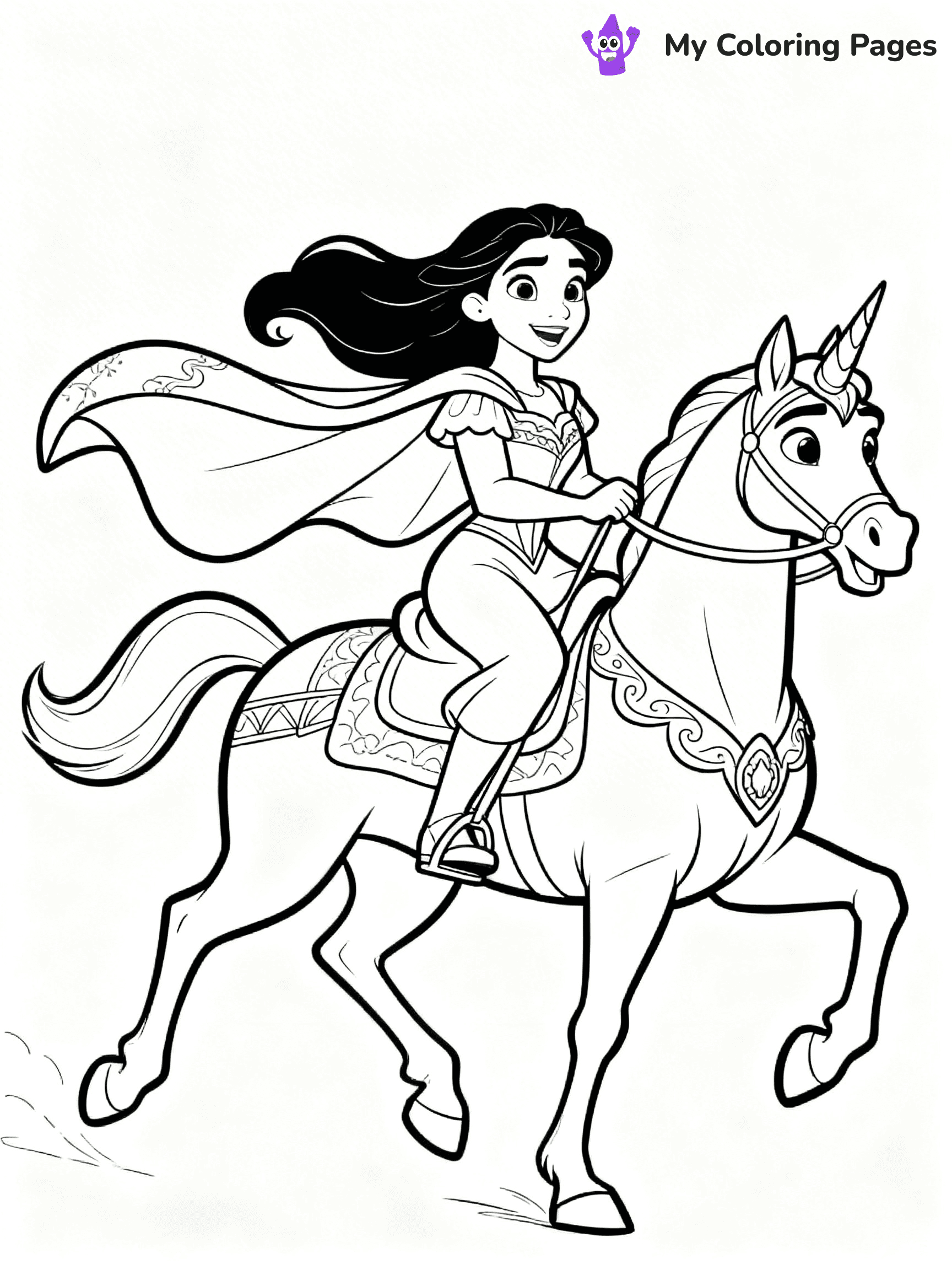 Elena of Avalor Coloring Pages - 8
