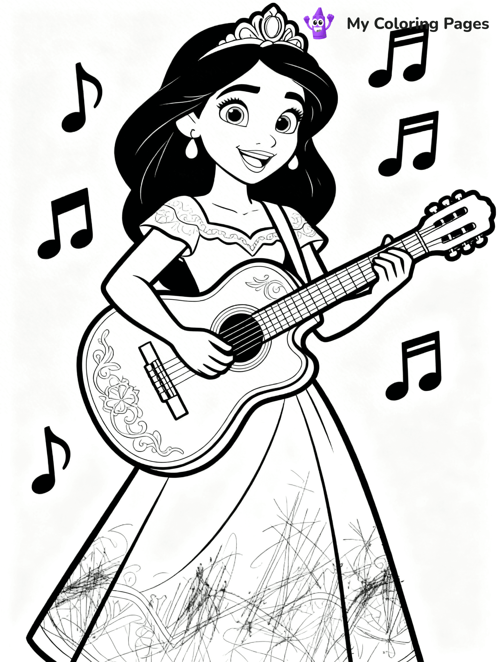 Elena of Avalor Coloring Pages - 5