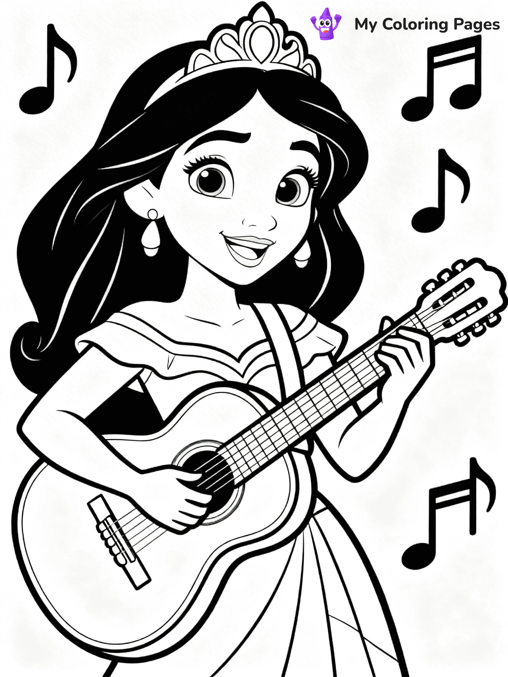 Elena of Avalor Coloring Pages - 2