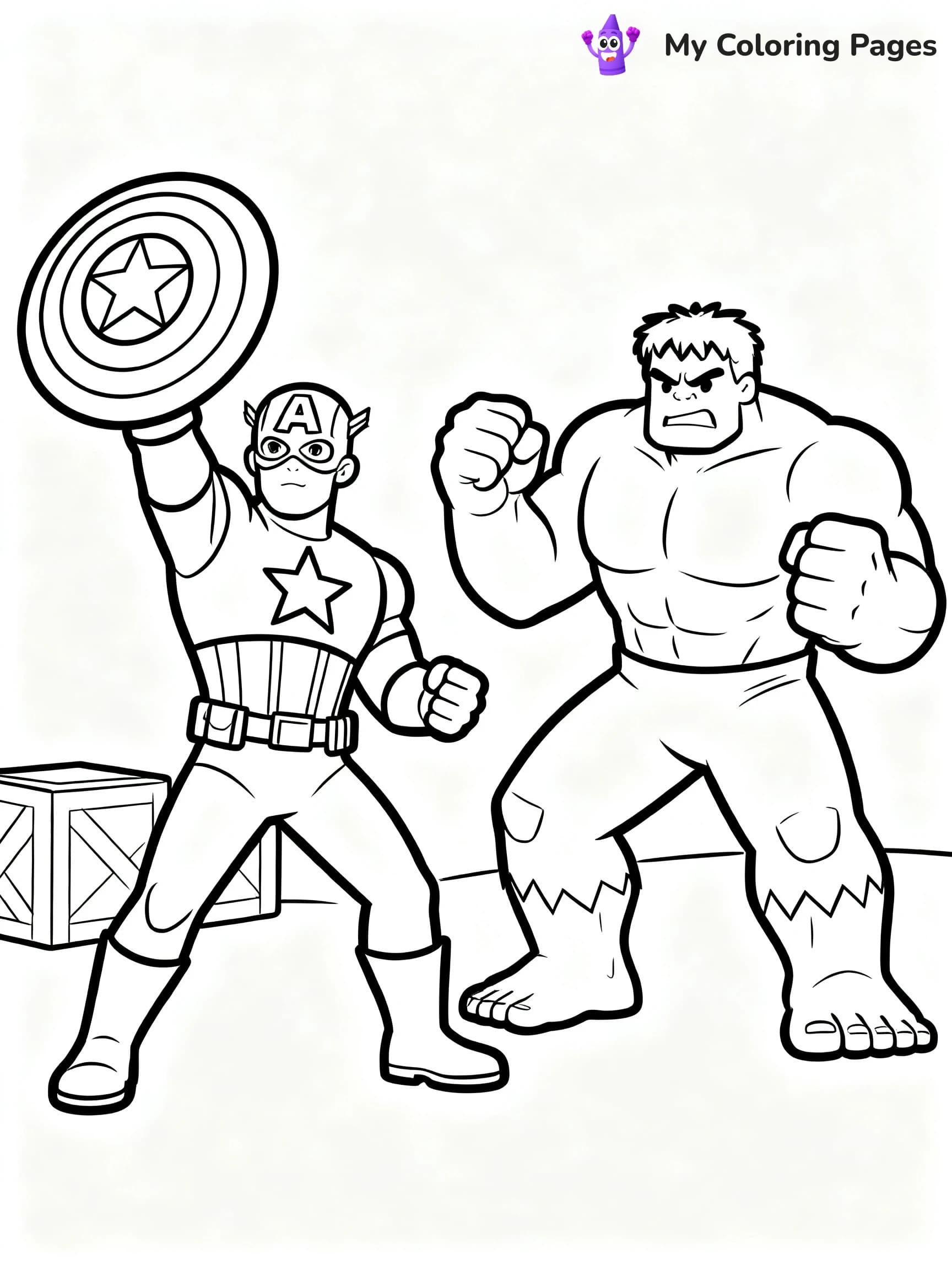 Hulk Smash Coloring Pages - 23