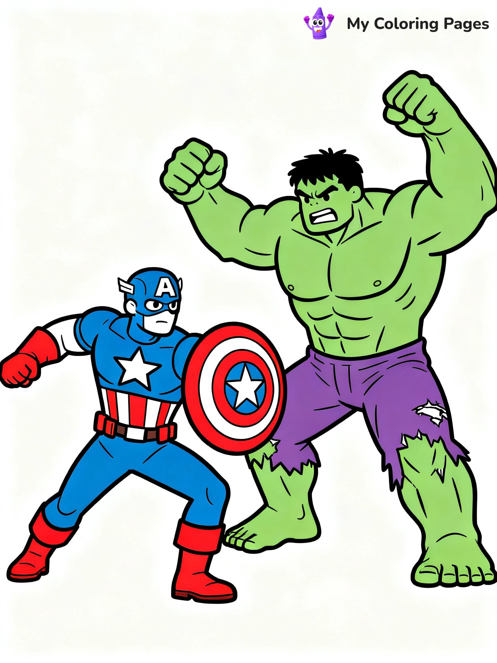 Hulk Smash Coloring Pages - 21