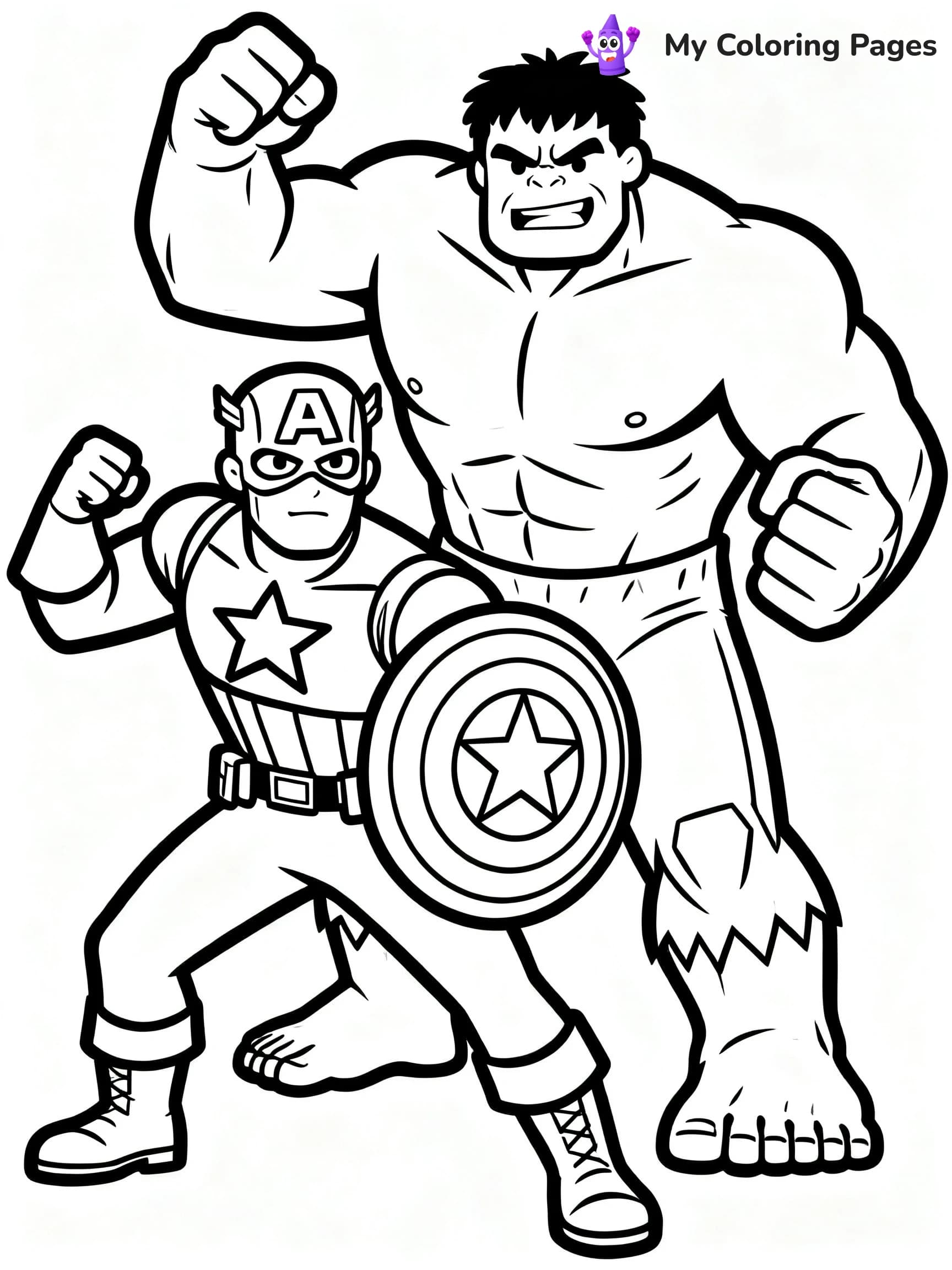 Hulk Smash Coloring Pages - 19