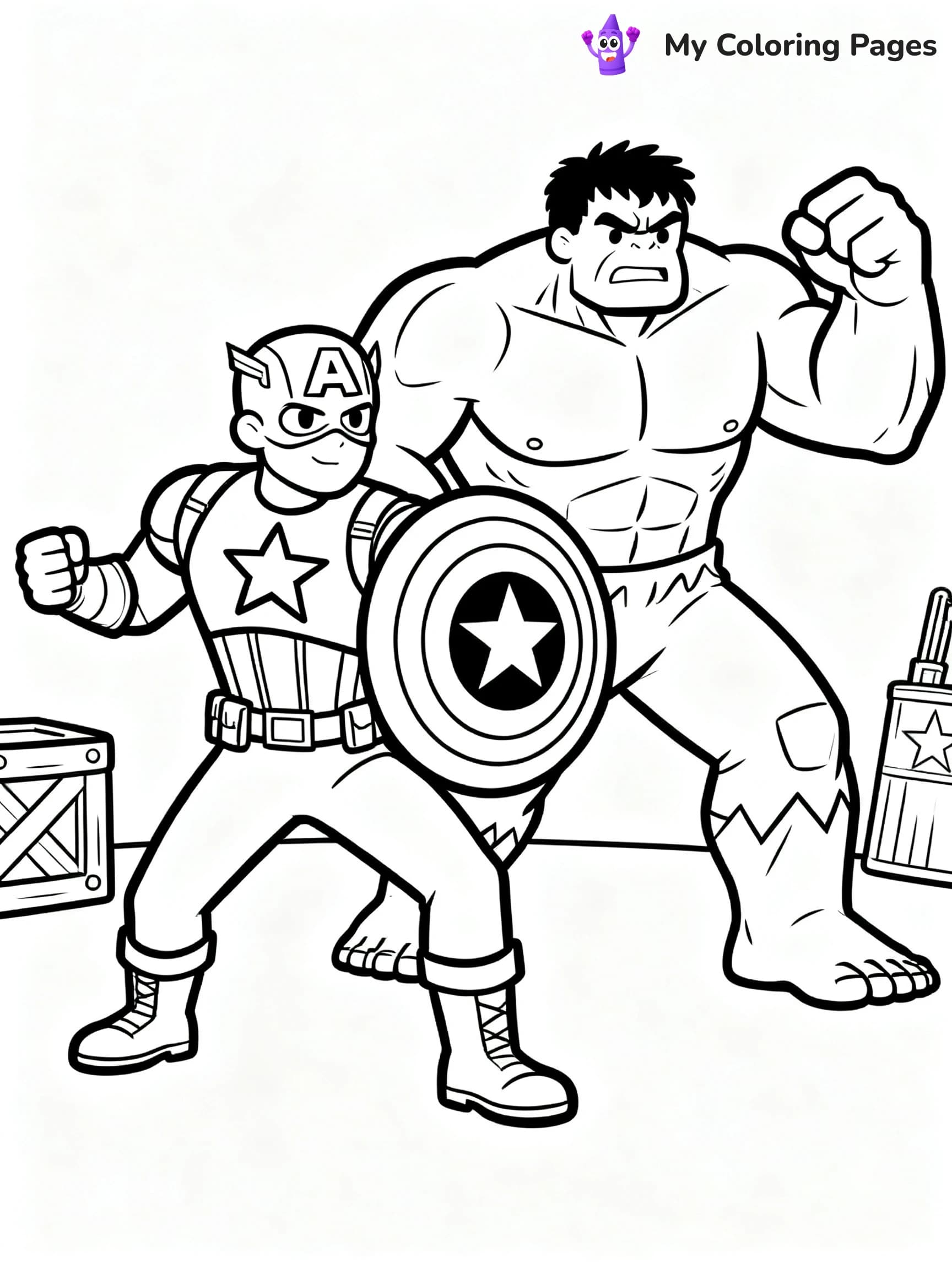 Hulk Smash Coloring Pages - 18